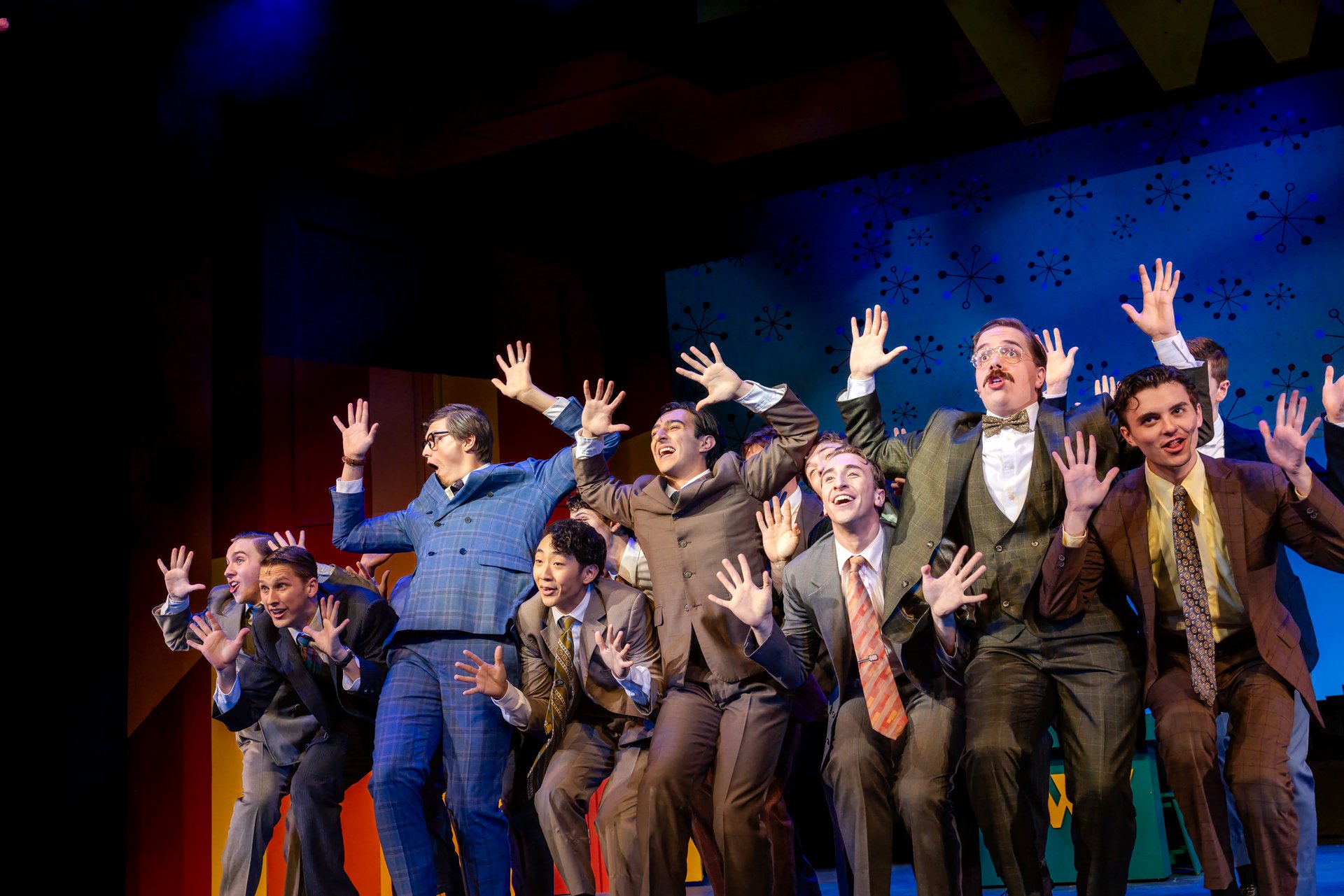 Shenandoah Conservatory production of How to Succeed in Business Without Really Trying at the Ohrstrom-Bryant Theatre in Winchester, Virginia, photographed by C King Media