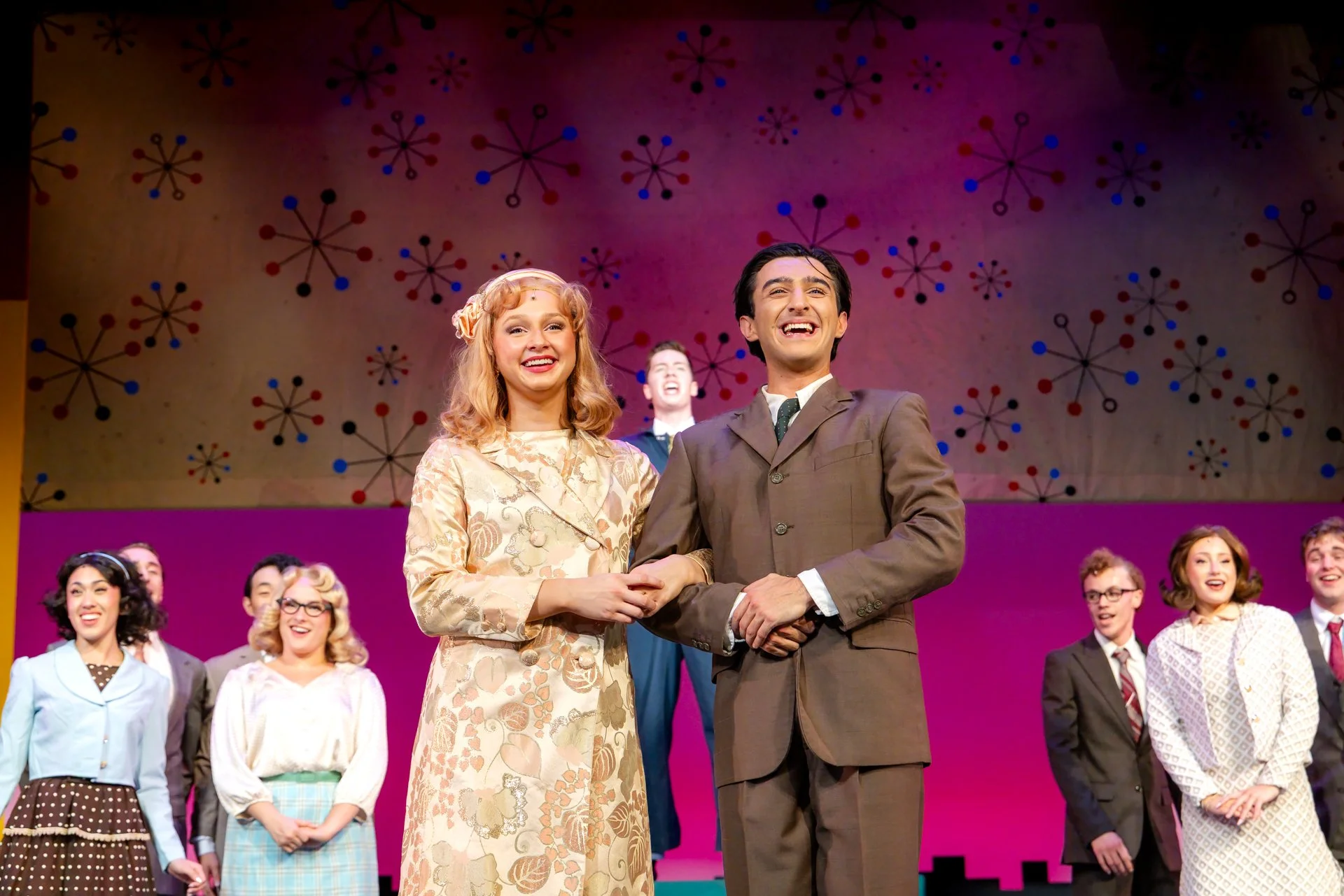 Shenandoah Conservatory production of How to Succeed in Business Without Really Trying at the Ohrstrom-Bryant Theatre in Winchester, Virginia, photographed by C King Media