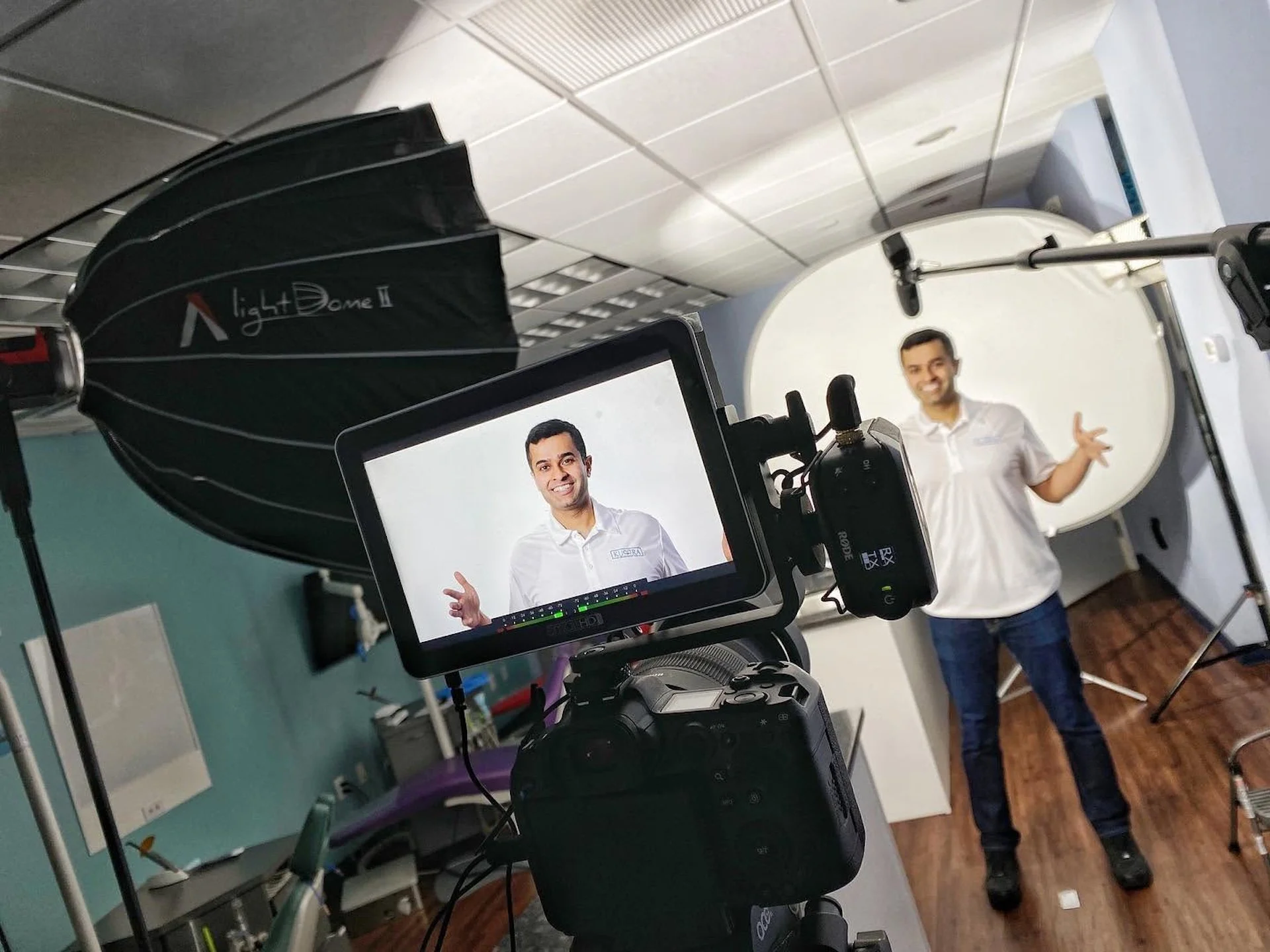 C King Media working with orthodontist Bob Kumra of, Kumra Orthodontics