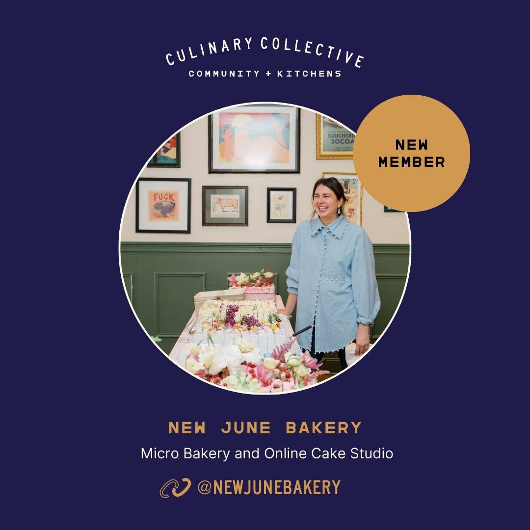 New member‼️New member ‼️ New member ‼️ 

Welcome, @newjunebakery! 🎂🎂🎂 

New June is a micro bakery and online cake studio from Noelle Blizzard. They offer a unique selection of seasonal bespoke cakes, pies, and tarts. Made with the highest qualit