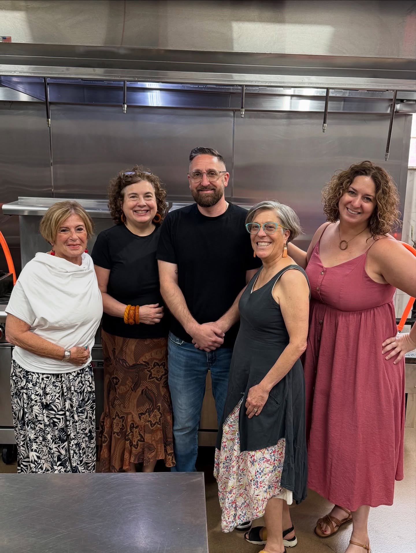 Our kitchen had a lovely visit from our friends at @lesdamesphl today. Looking forward to fun collaborations in the future! 💙