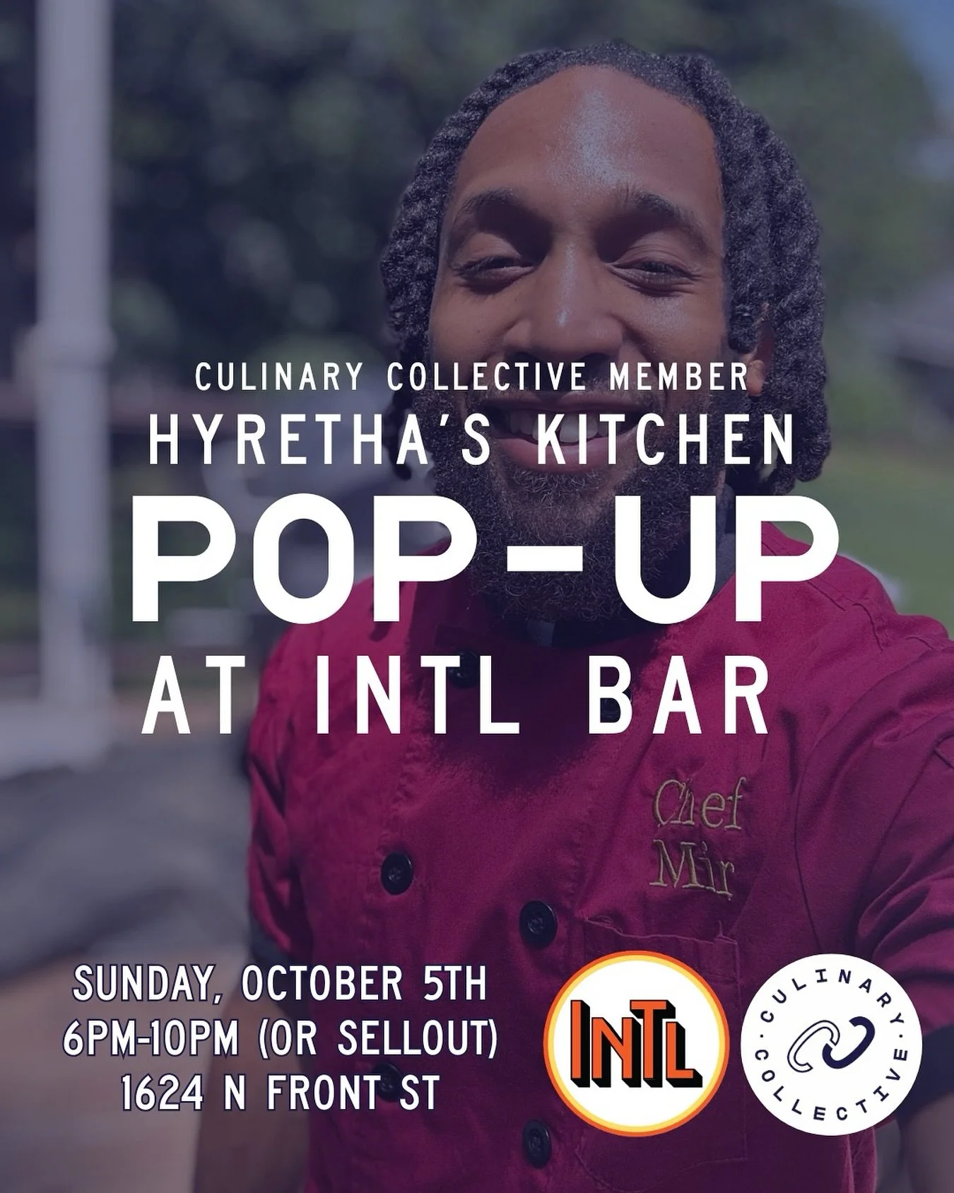 Don&rsquo;t miss @hyrethaskitchen at @theintlbar tomorrow from 6pm to 10pm or sellout. Scroll back to the last post for the menu. CAN&rsquo;T WAIT! 🎉