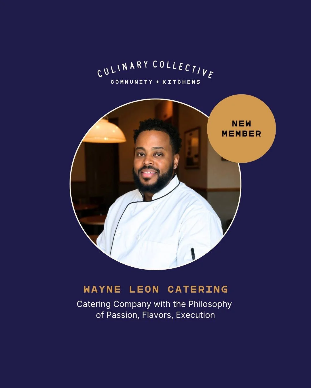New member alert: @wayneleoncaterer! 🍽️

Kenneth started his business to share his culinary passion with the world in his own special way. He has been cooking for almost 27 years and has been a Chef for 20 years. Kenneth shares "My love for foo