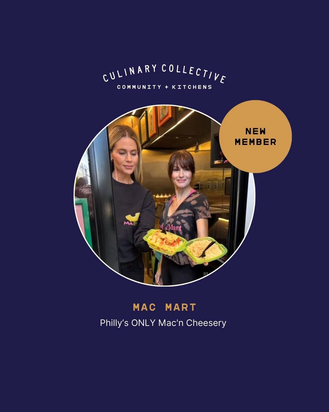 New member alert: @themacmart 🧀

(Actually, fun fact, Mac Mart was a Culinary Collective member many years ago before we were even called Culinary Collective, so this is a very special full circle moment! 🥰)

Marti and Pamela Lorden are the visiona