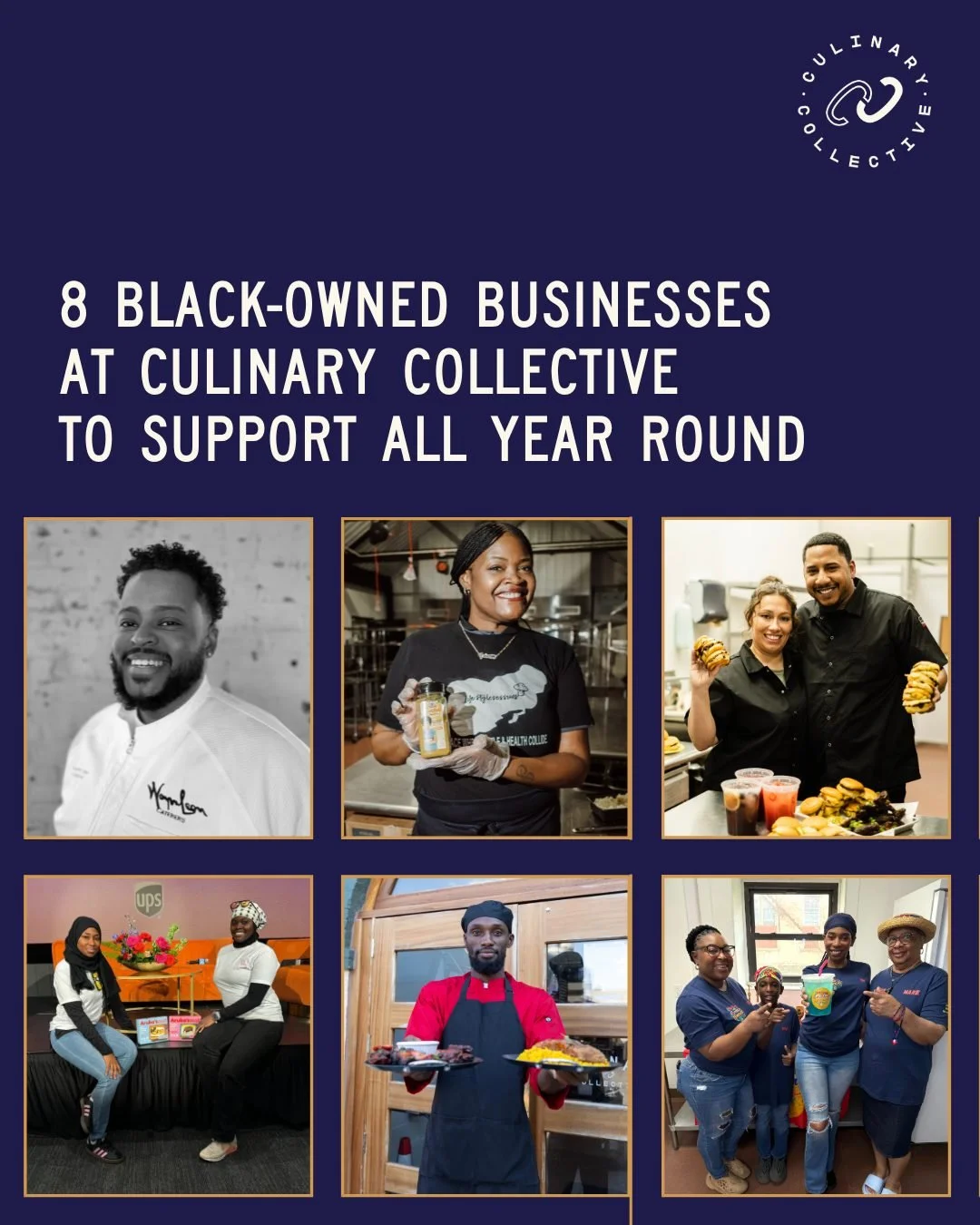 Every year we post our Black History Month feature at the end of February instead of the beginning because we want to encourage you to keep hiring, following, visiting, and ordering from these businesses ALL. YEAR. LONG. &mdash; not just for one mont