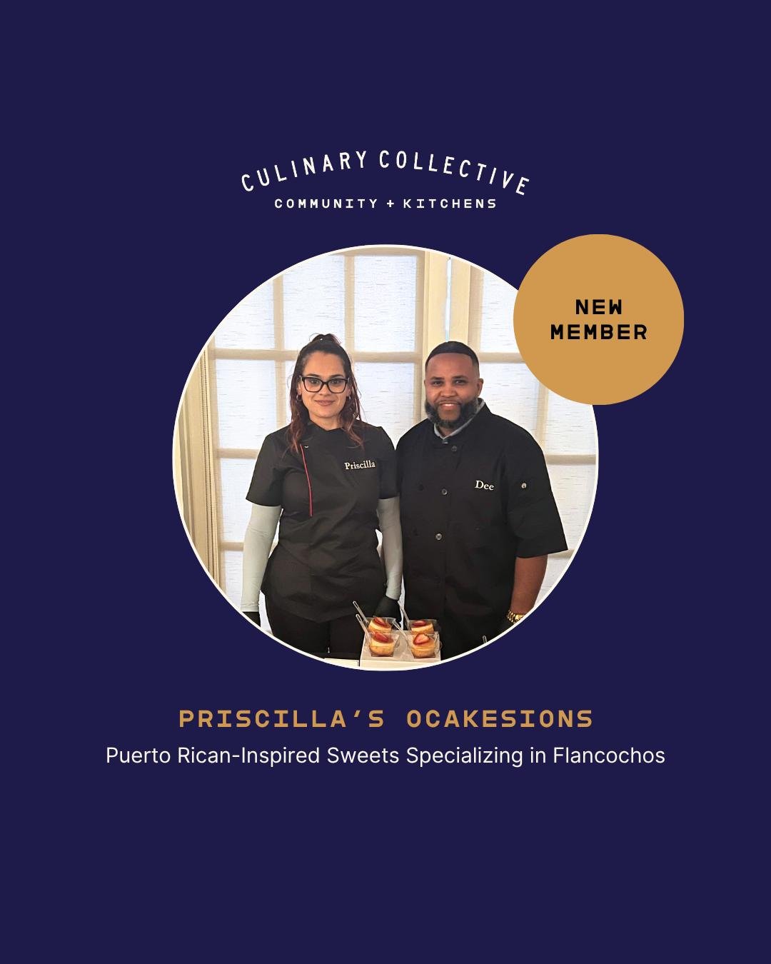 New member alert: @priscillas_ocakesions 🎂 

Priscilla&rsquo;s Ocakesions is a Philadelphia-based dessert business founded by Priscilla Vega alongside her husband. What started as a passion project while being a stay-at-home mom raising a son with a
