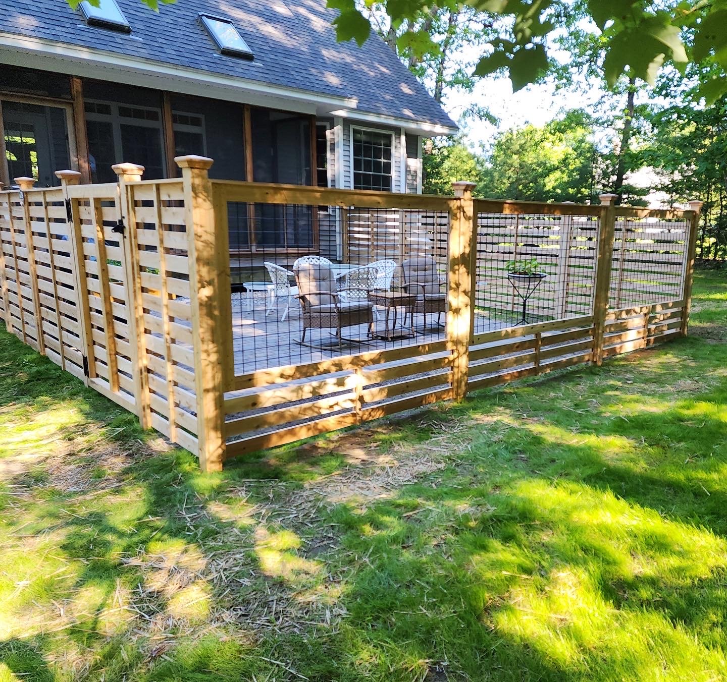 welded wire panel preserves sylvan viewshed (WW26)