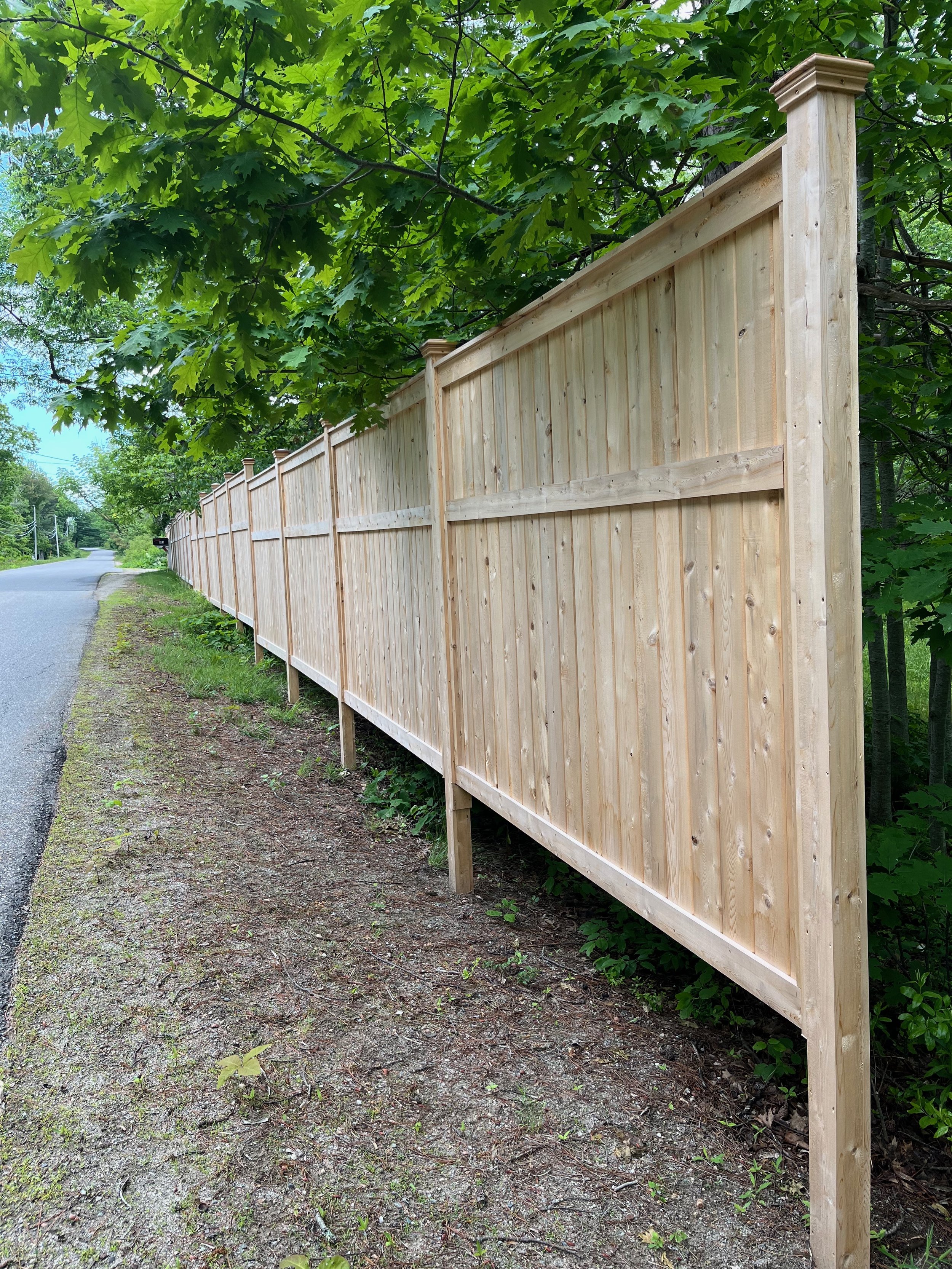 roadside screen cedar privacy panel (C2)