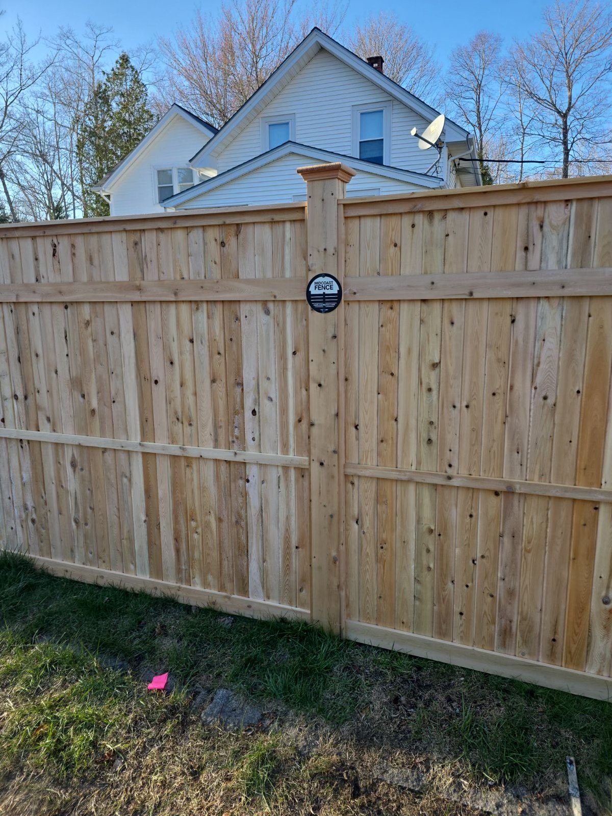 6' tall good neighbor cedar privacy panel (C1)