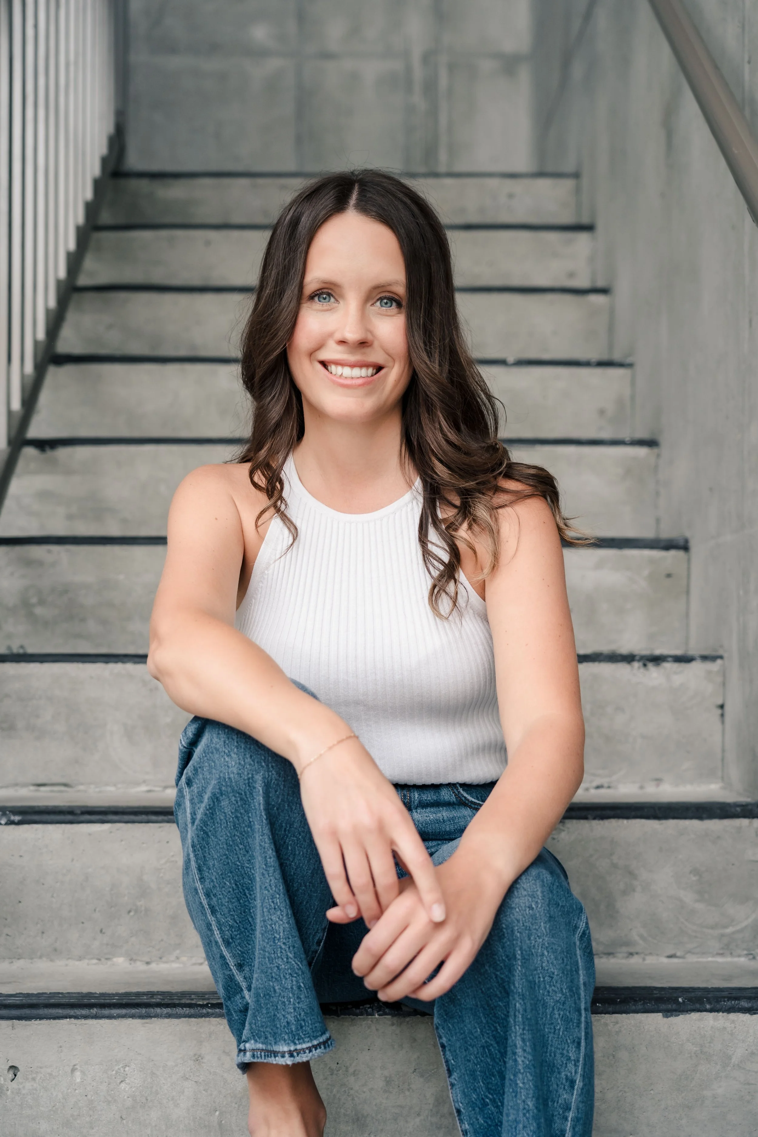 Lisa Pereversoff, trauma-informed therapist and founder of Lokahi Wellness Collective in Kelowna, BC.