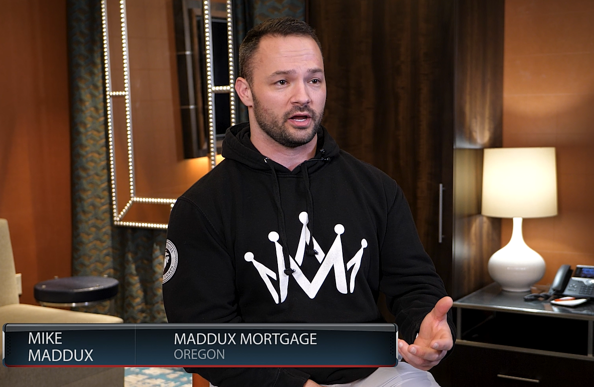 Mike Maddux, founder of Maddux Mortgage, featured on the business competition TV show The Blox.