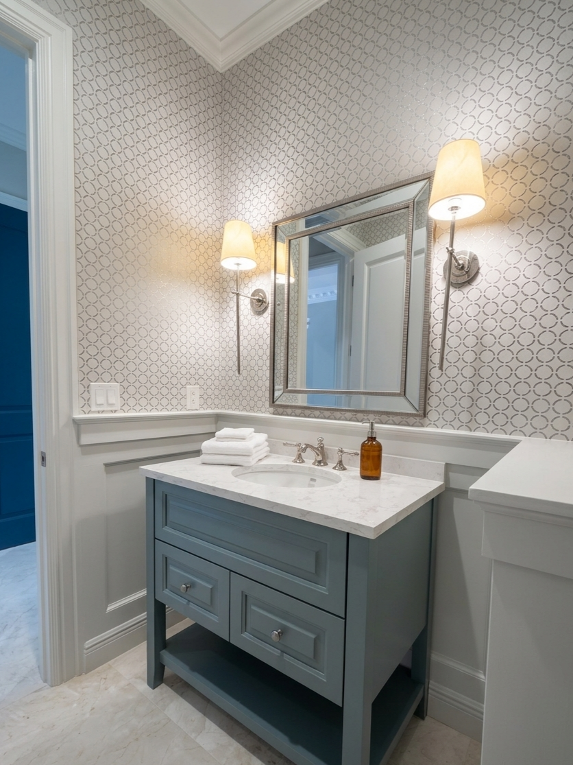 Residential | Powder Bath Renovation | The Oaks