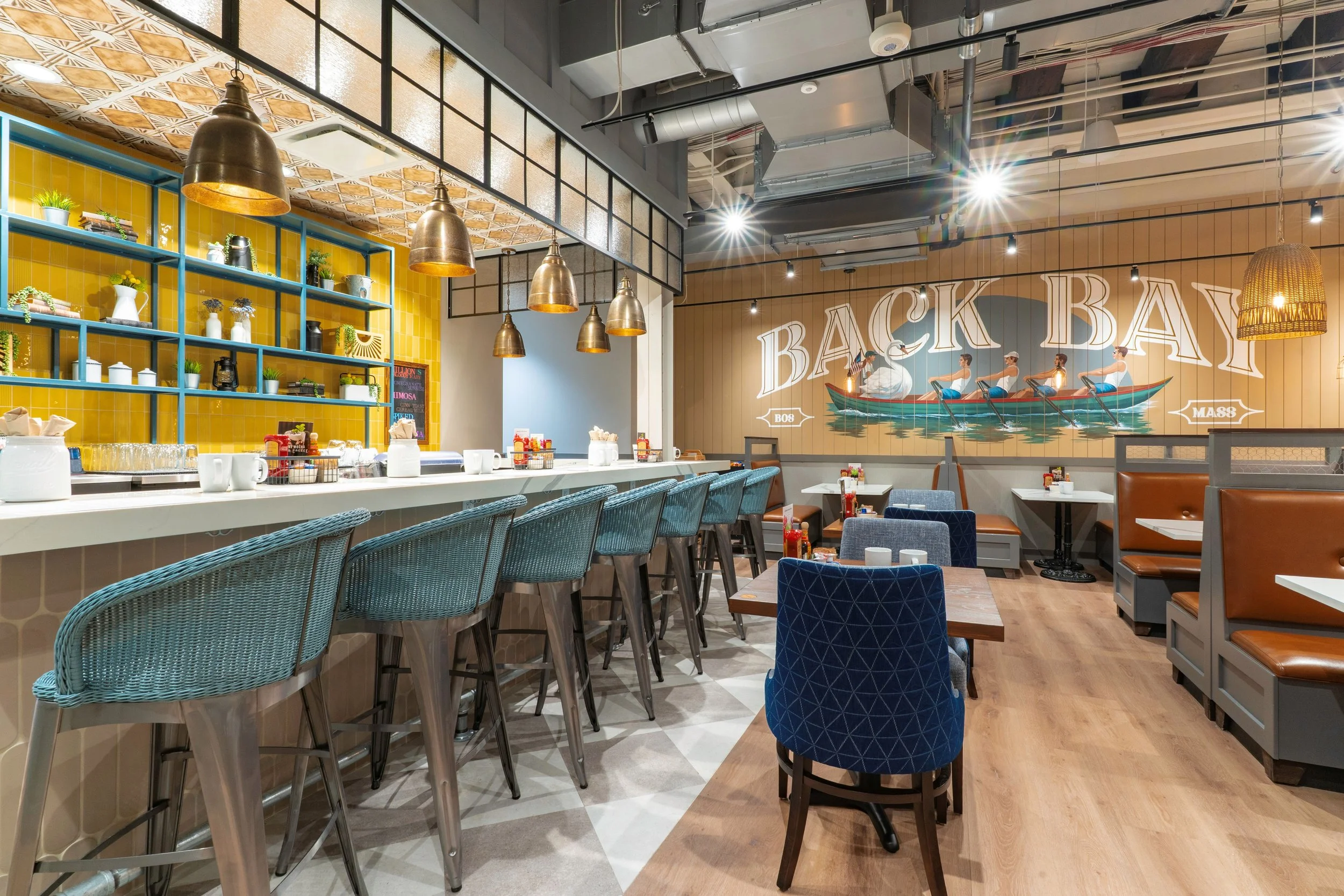 Hospitality | First Watch Boston, MA | Custom Bar Design