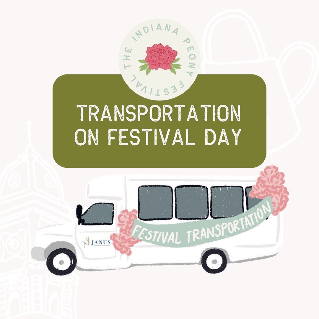 This year we have 5 surface parking lots, 3 parking garages &amp; street parking available &amp; in walking distance to the Indiana Peony Festival in Seminary Park! However, if you&rsquo;re looking to get off your feet, we&rsquo;ve got you! Thanks to