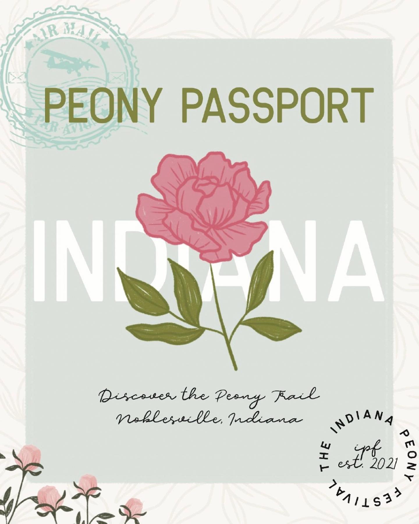Introducing&hellip; drumroll🥁&hellip; our never-been-done-before PEONY PASSPORTS 🌸🛂🗺 Thanks to our Peony Passport sponsor &amp; partner SMC Corporation, our Indiana Peony Trail est. in 2021 is now an experience that YOU can take part of throughou
