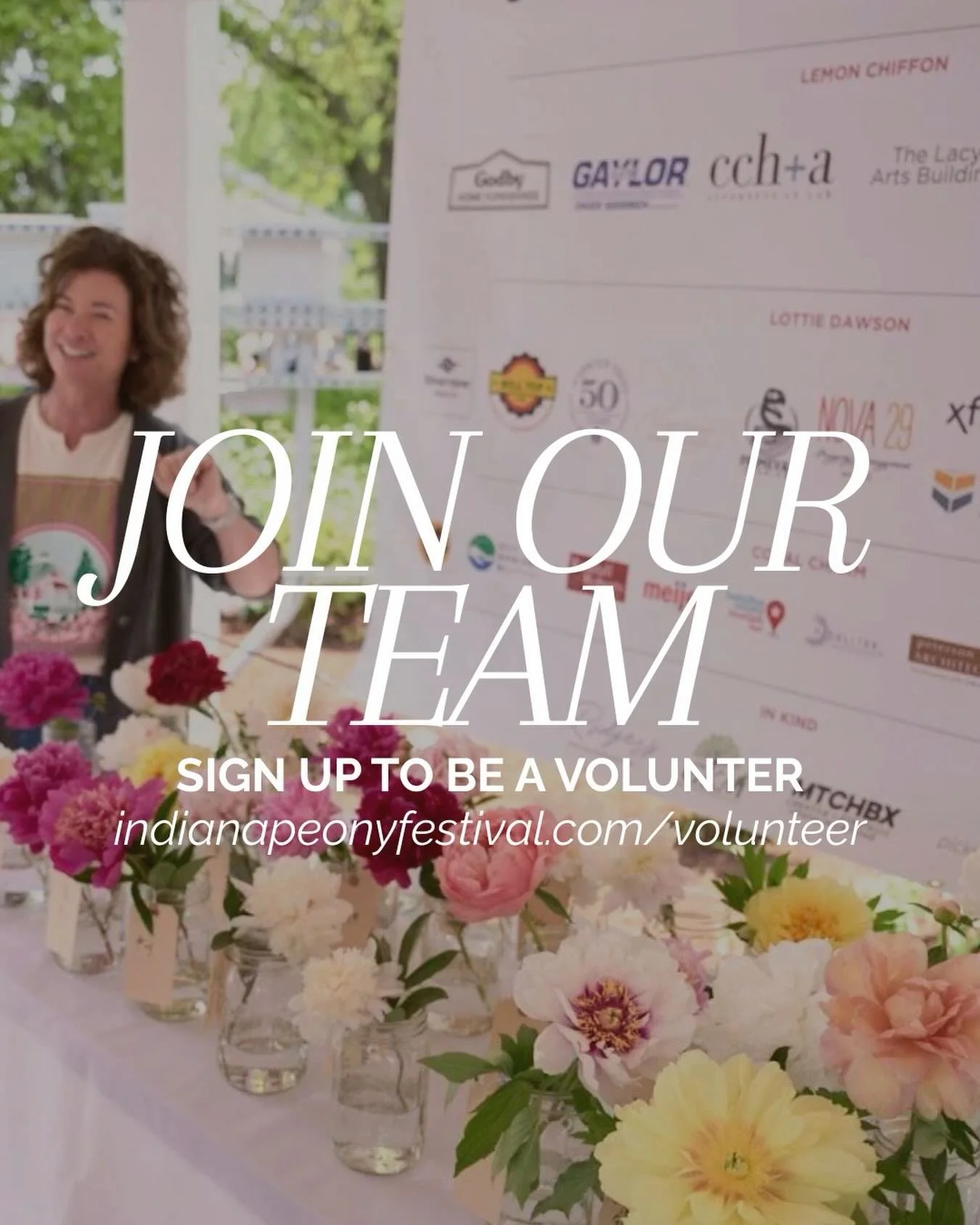 Whether you want to help on Festival day or get your hands in the dirt planting peonies year-round, we&rsquo;d love to have you. Join the Indiana Peony Festival volunteer team today🌸 Apply at indianapeonyfestival.com/volunteer💌