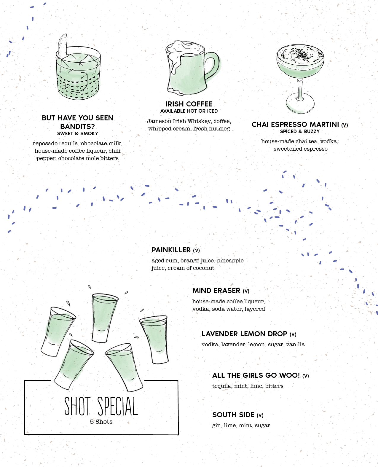 Bittersweet Menu Spring Coffee Cocktails Pg 2