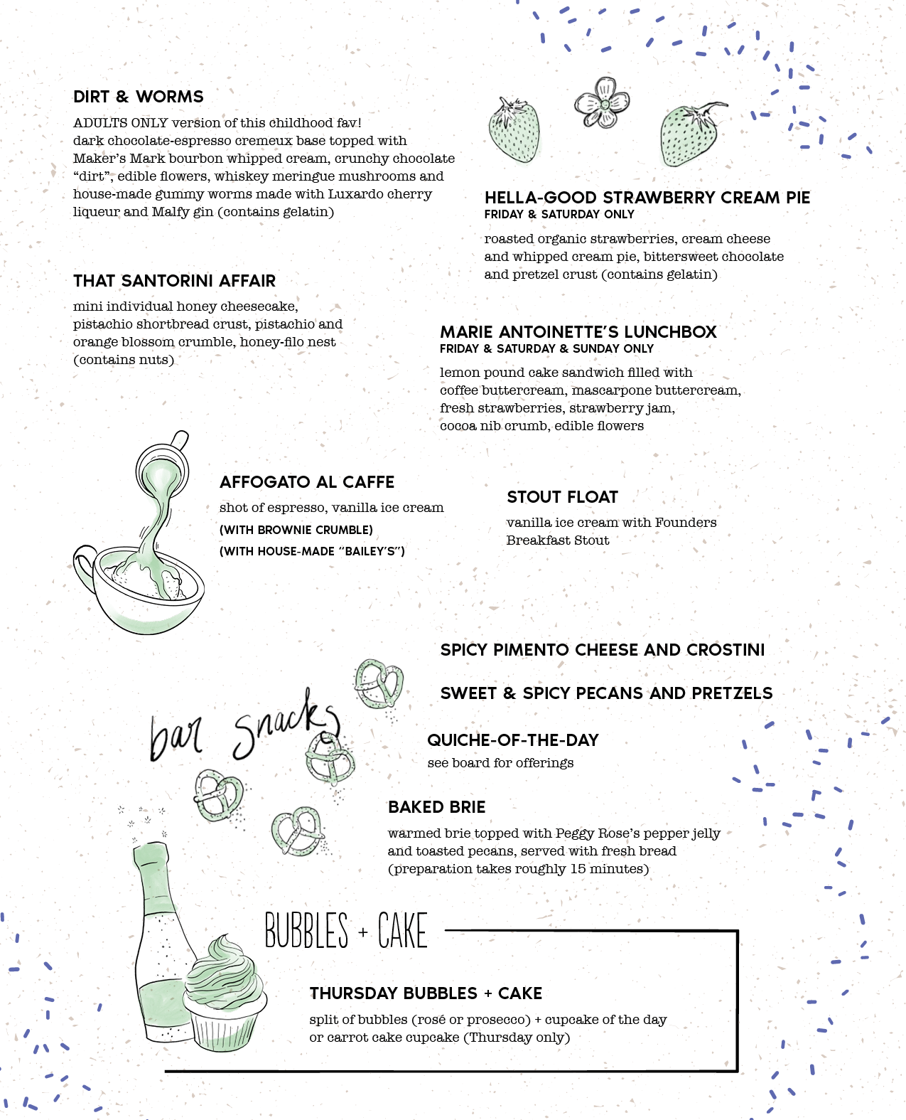 Bittersweet Menu Spring Desserts Pg 2