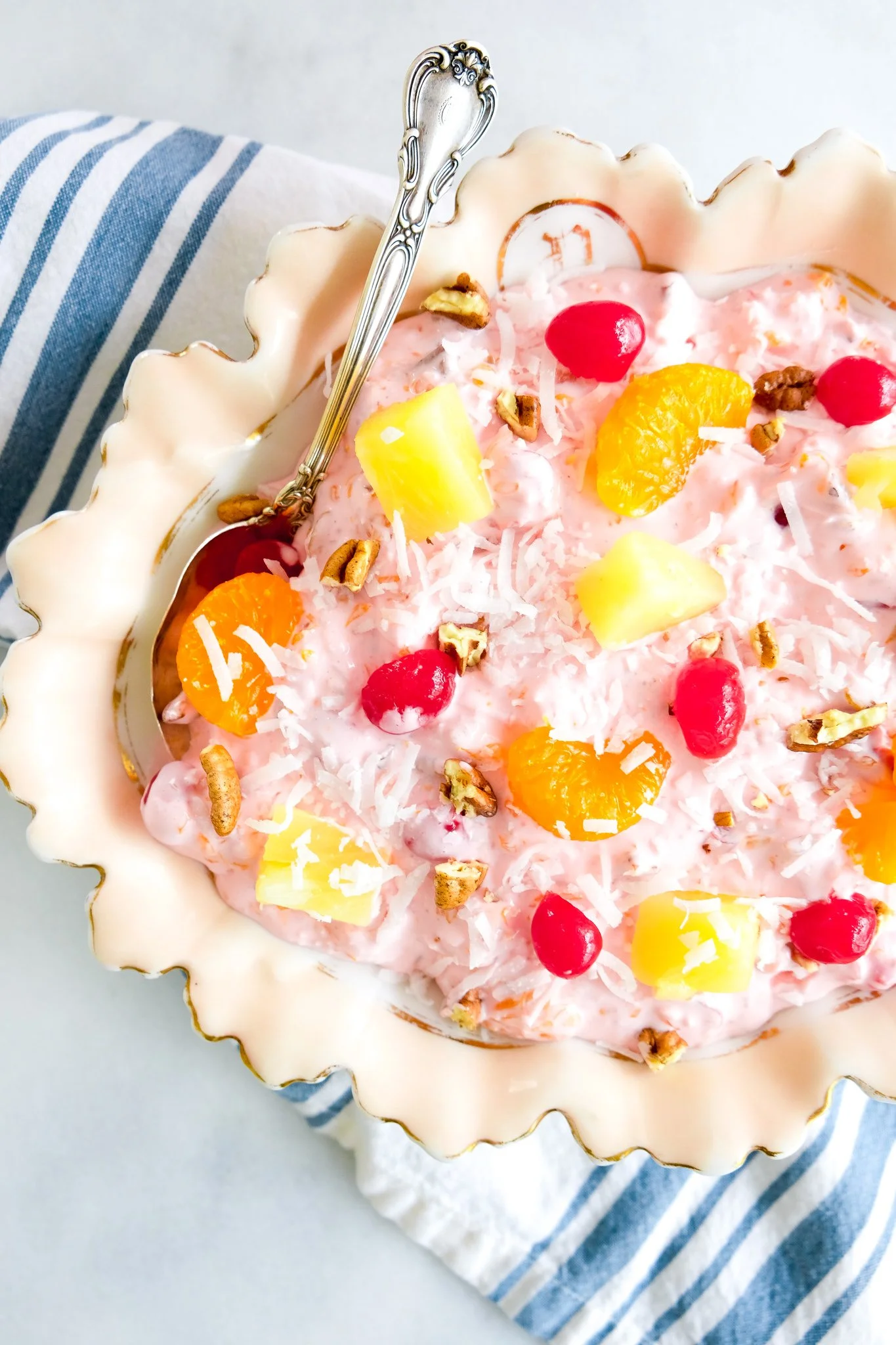 Pink Ambrosia Fluff Salad
