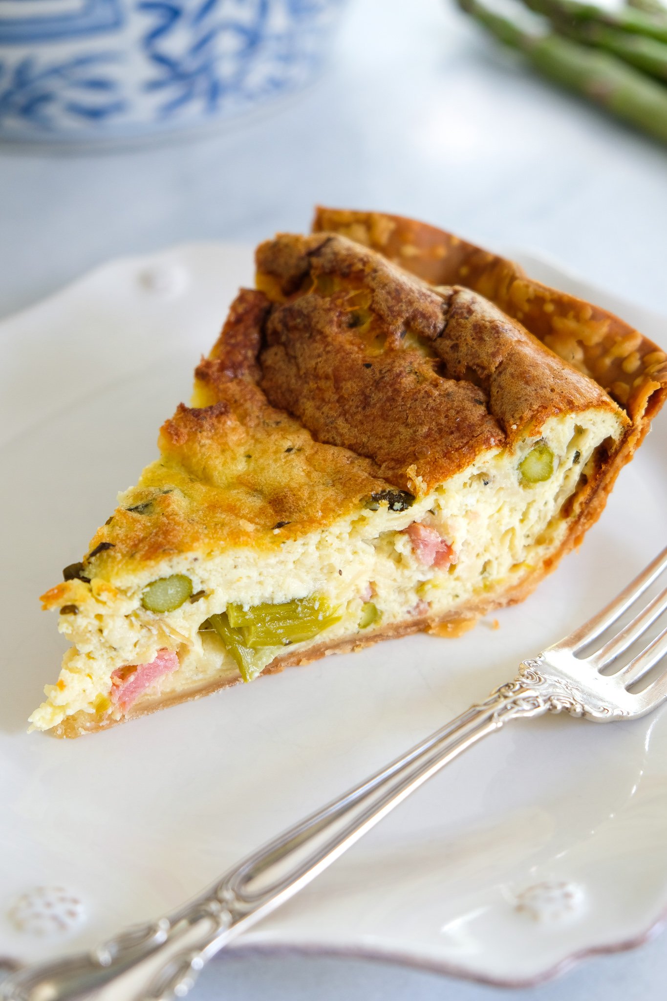 Ham & Asparagus Quiche Ham & Asparagus Quiche