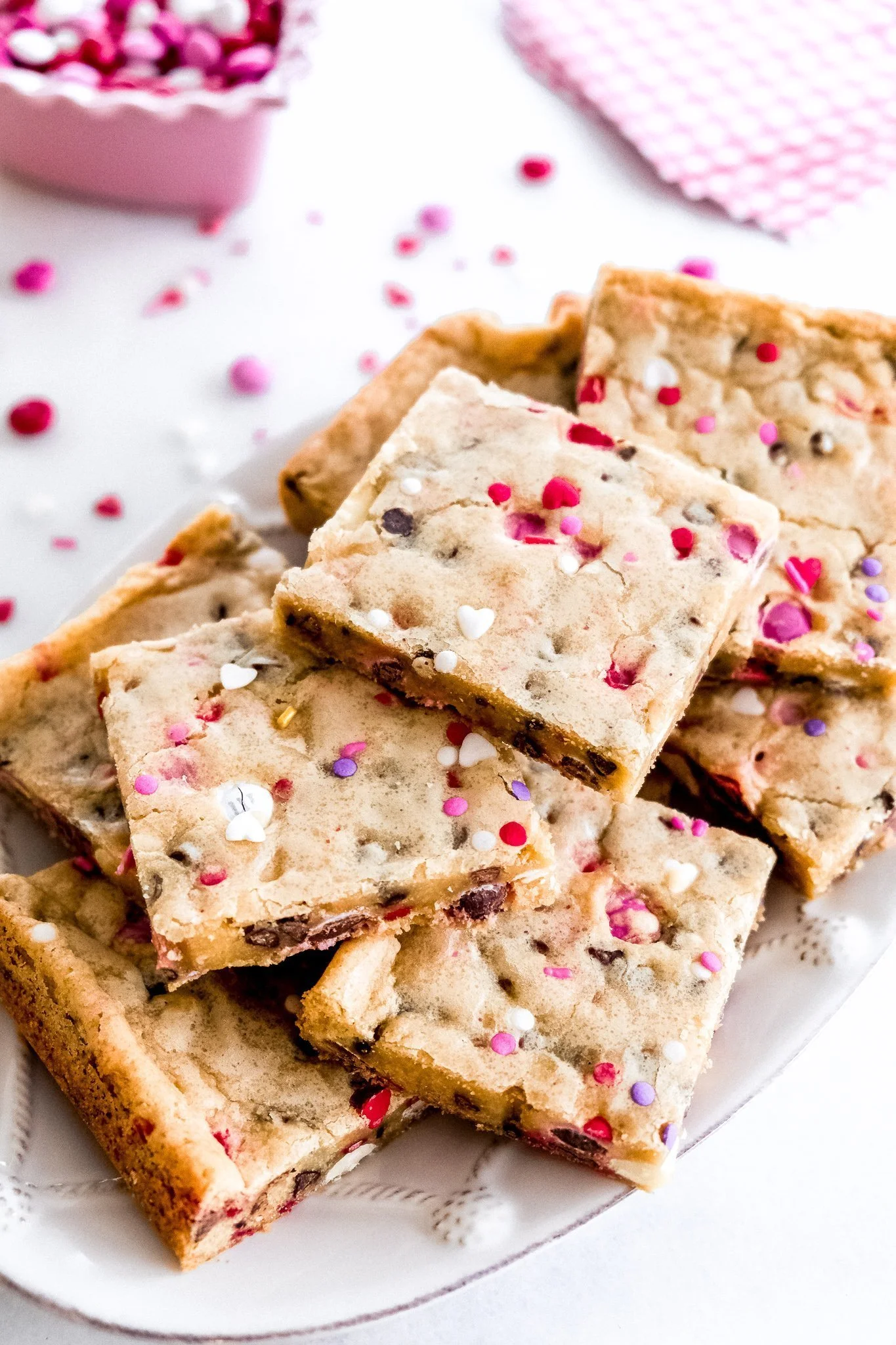 Valentine Blondies