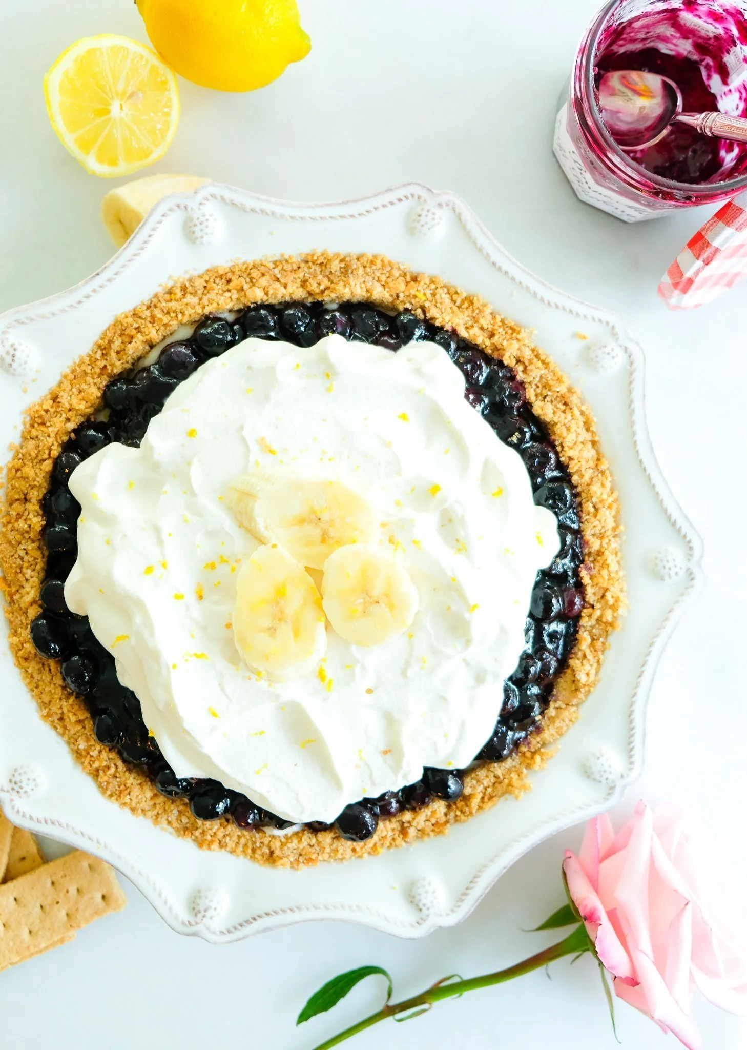 Blueberry Banana Cream Pie Blueberry Banana Cream Pie