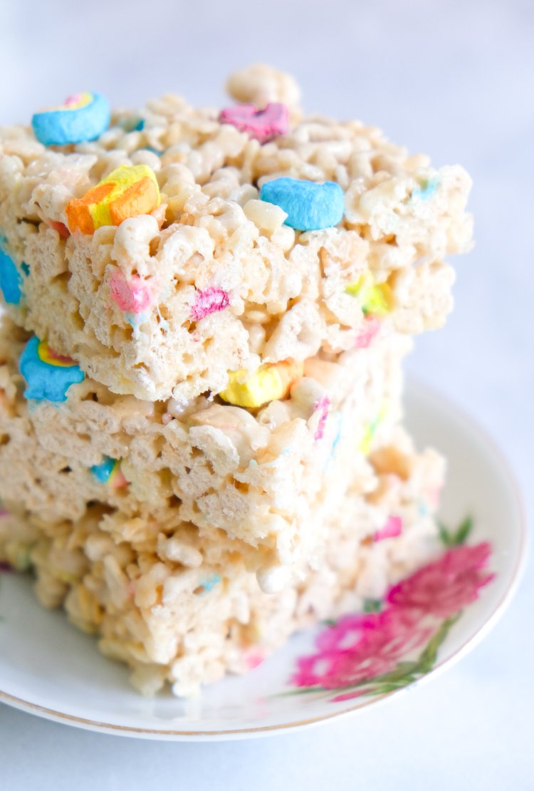 Lucky Charms Rice Krispie Treats — Petite Southern Kitchen
