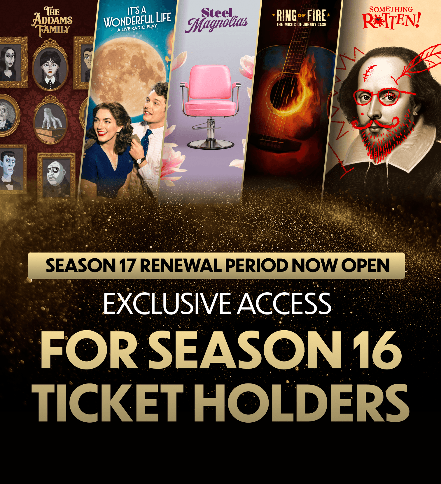 Season 17 Renewal Period Now Open