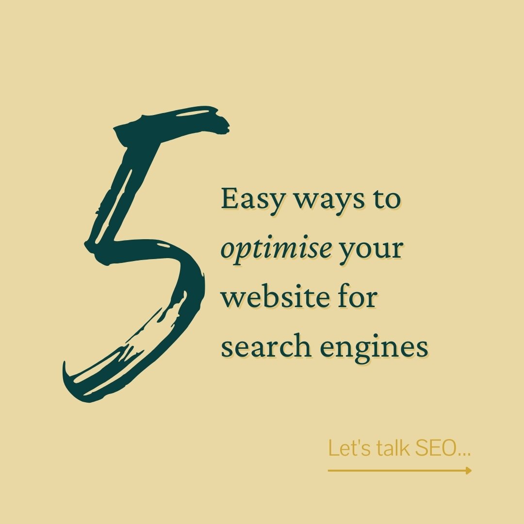 Wanna know a secret? 👀

Making your website more SEO-friendly (meaning it comes up in Google results) is much easier than you think. 

Here are five quick fixes to help you scale the rankings and come out on top, right where you belong!

✨1. Have a 