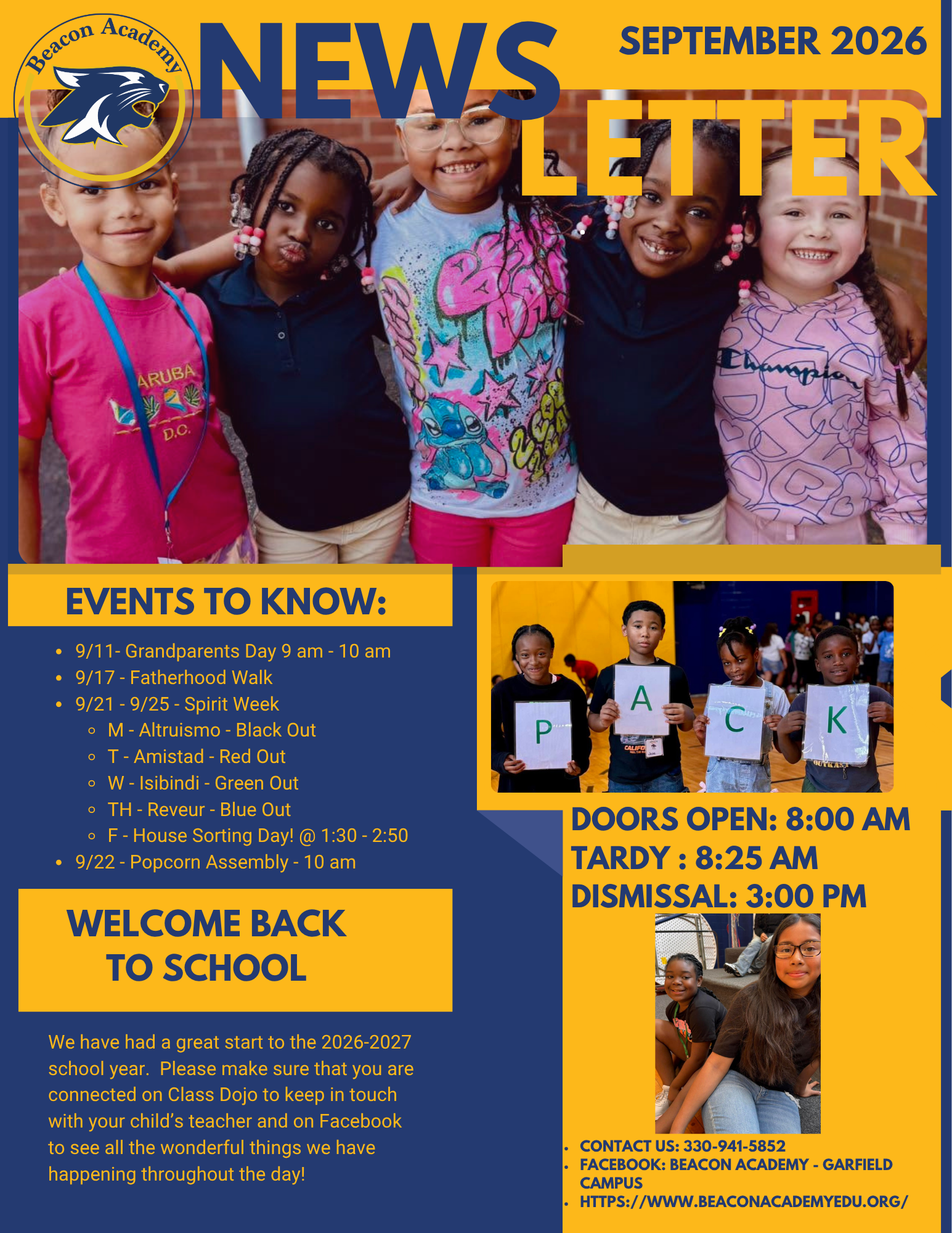 September 2026 Newsletter