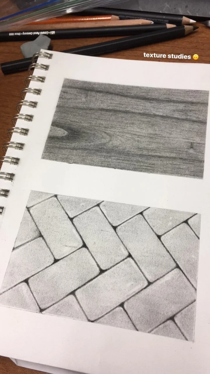 Texture Studies using Pencil