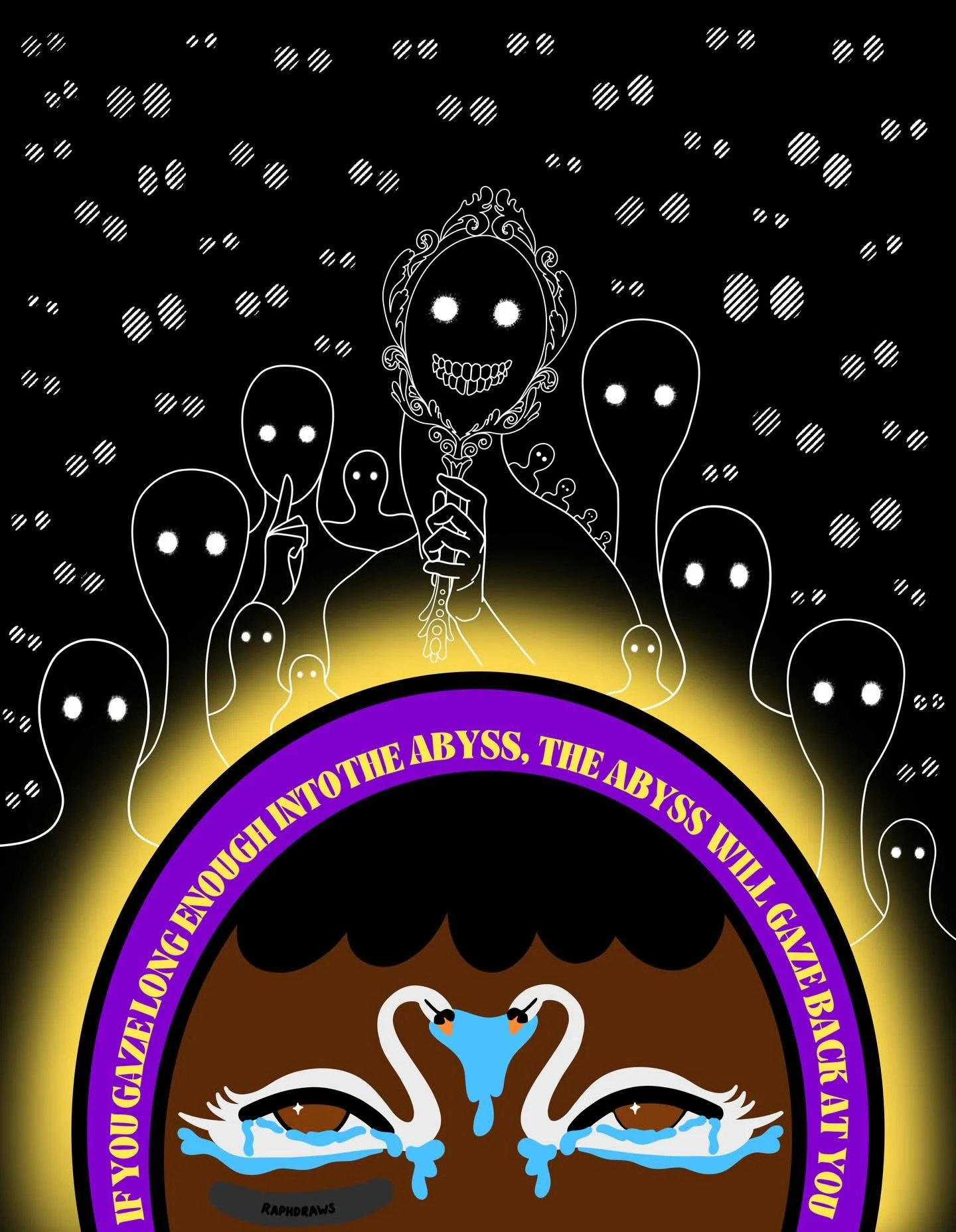 purple symbolizes spiritual growth through&hellip;
&ldquo;SPIRITUAL WARFARE&rdquo; ⚠️

The Black Madonna sheds tears of grace for the entities seething with energetic hunger as they attempt to feed off her Light in the Dark Abyss of Cognitive Dissona