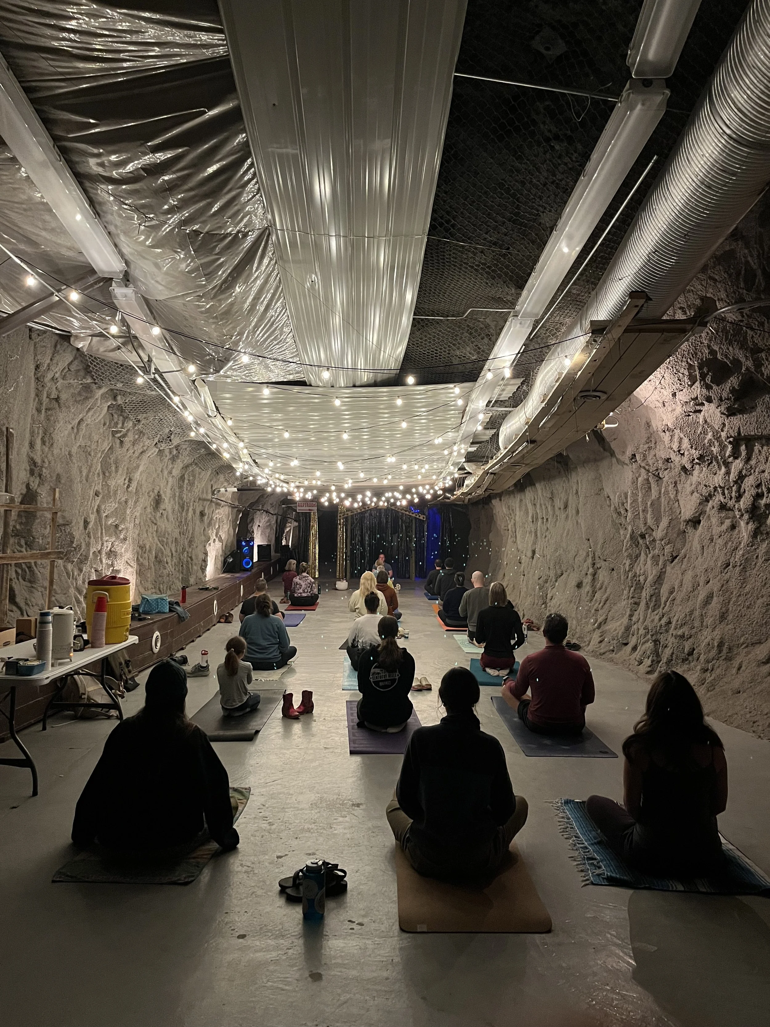 Sound Bath Cave Yoga