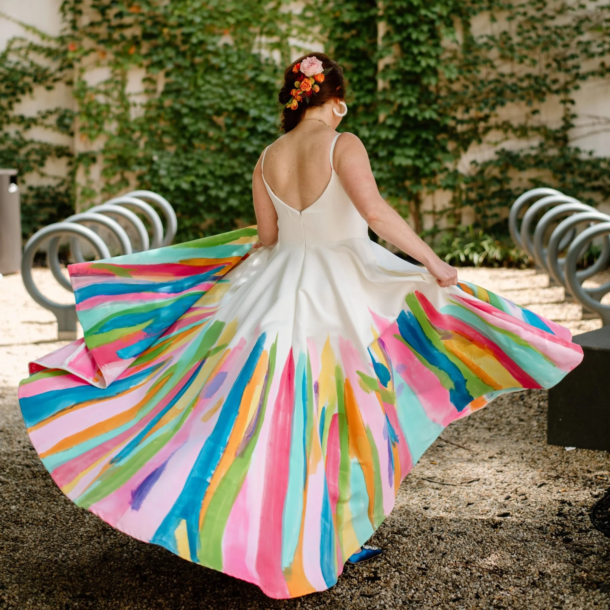 creative collaboration with artist, Kate Caffrey