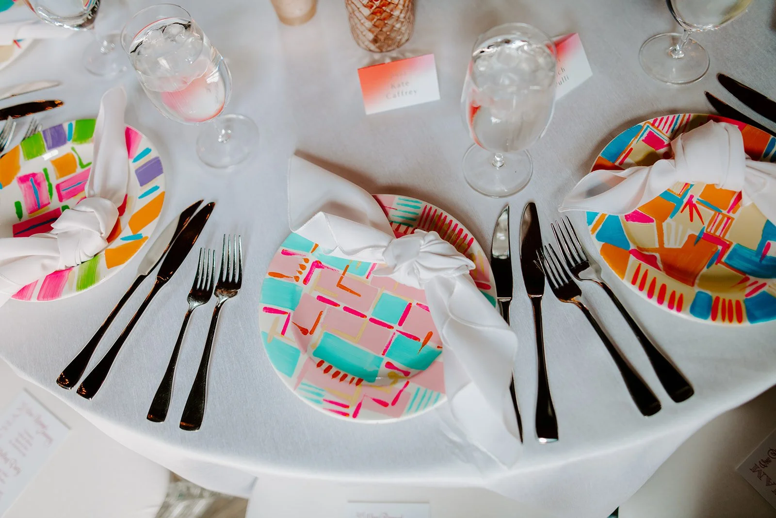 Hand Painted Chargers