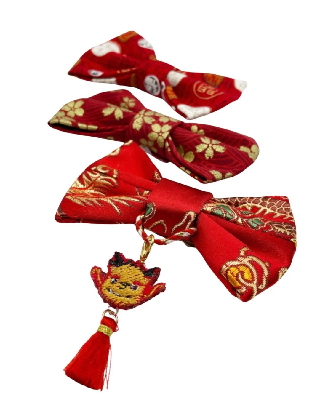 (LNY) BOWTIE | with Horse Charm