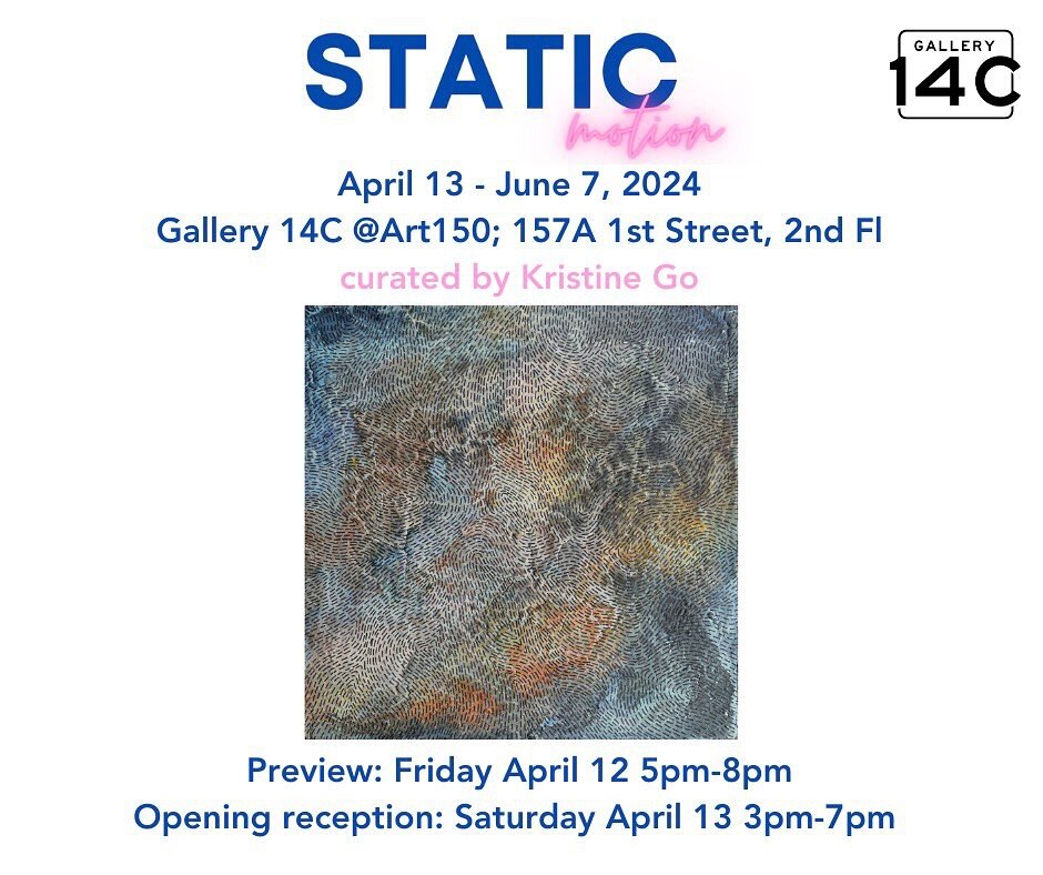 And one more art show in April! I feel very lucky to hang my work among an amazing group of artists twice this month, also at @art150jc curated by @krisgo123 

#staticmotion #gallery14C #artcrawldowntown #jerseycitymarathonweekend2024

suggested tags