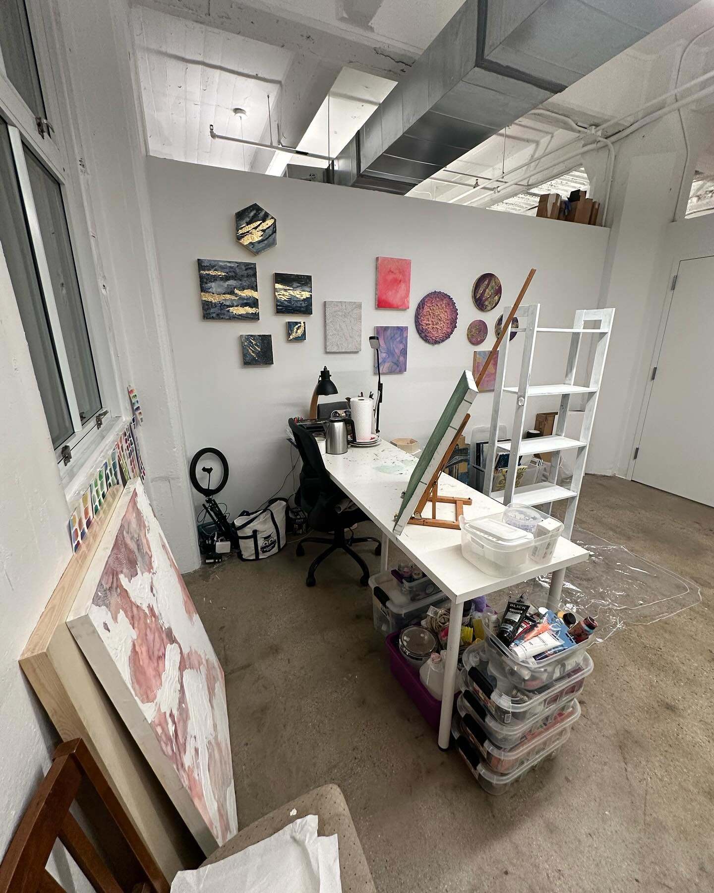 So you don&rsquo;t think that my entire life now consists of applying to open calls and preparing artwork for the shows: here&rsquo;s a quick update! As of this month I am officially an @art150jc resident and @proartsjc member! Studio #257 is slowly 