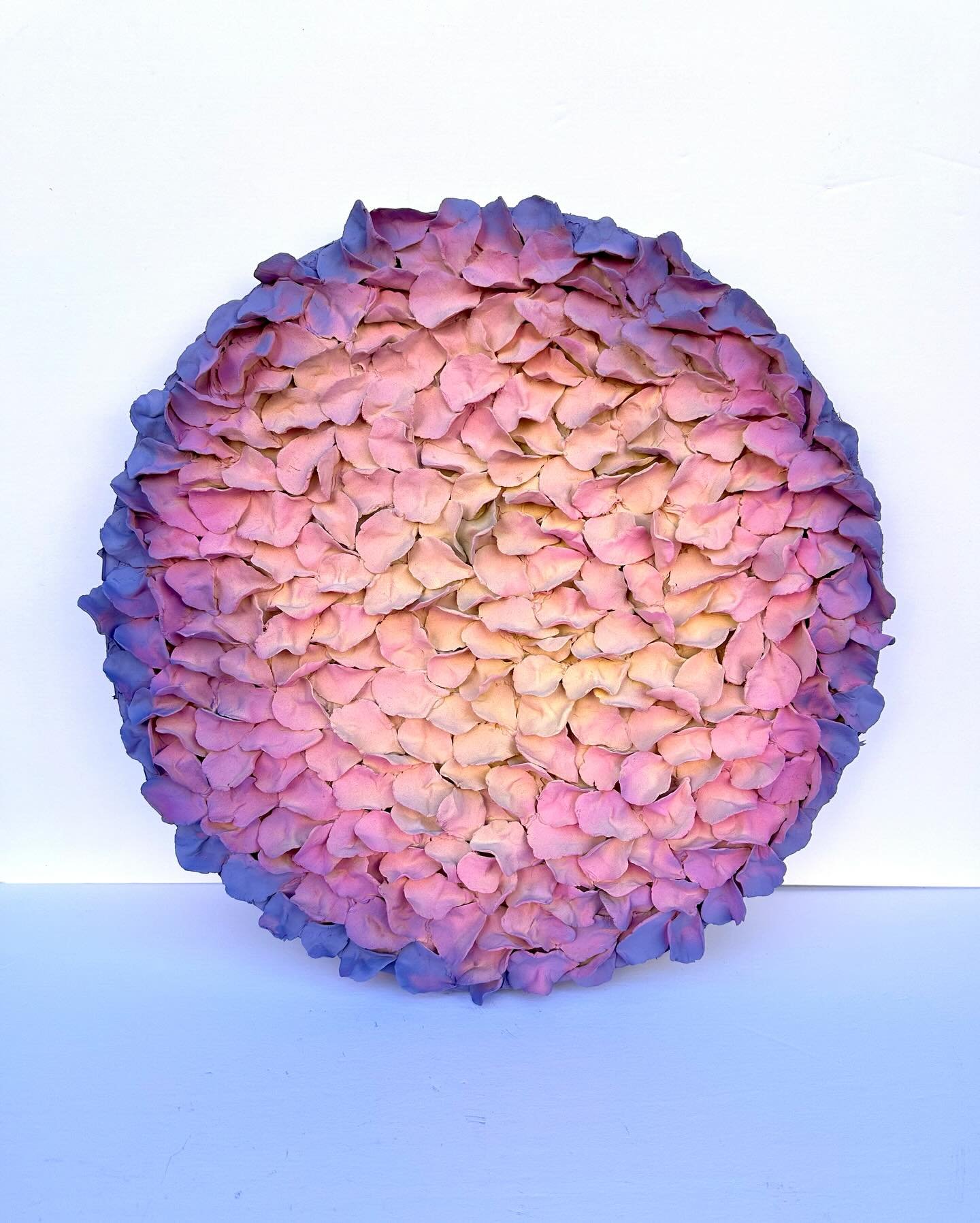 Purple Object 1 [Hydrangea] is my experimental sculptural artwork made from paper clay. It&rsquo;s part of the &ldquo;Touch&rdquo; show which opened this weekend at @art150jc 

I made this piece a few months ago, while still at my old studio. Working