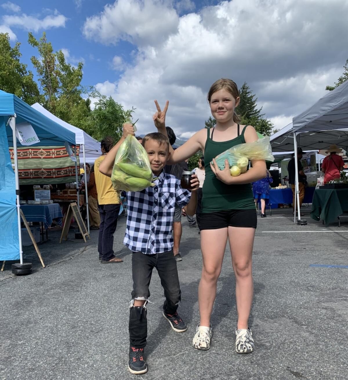 Have you tried School CAFE Coupons?
Young people (age 5-15) will receive a $10 voucher to purchase any produce of their choice when they shop at the market. More vouchers are available - kids can get another one, even if they already got one this sea