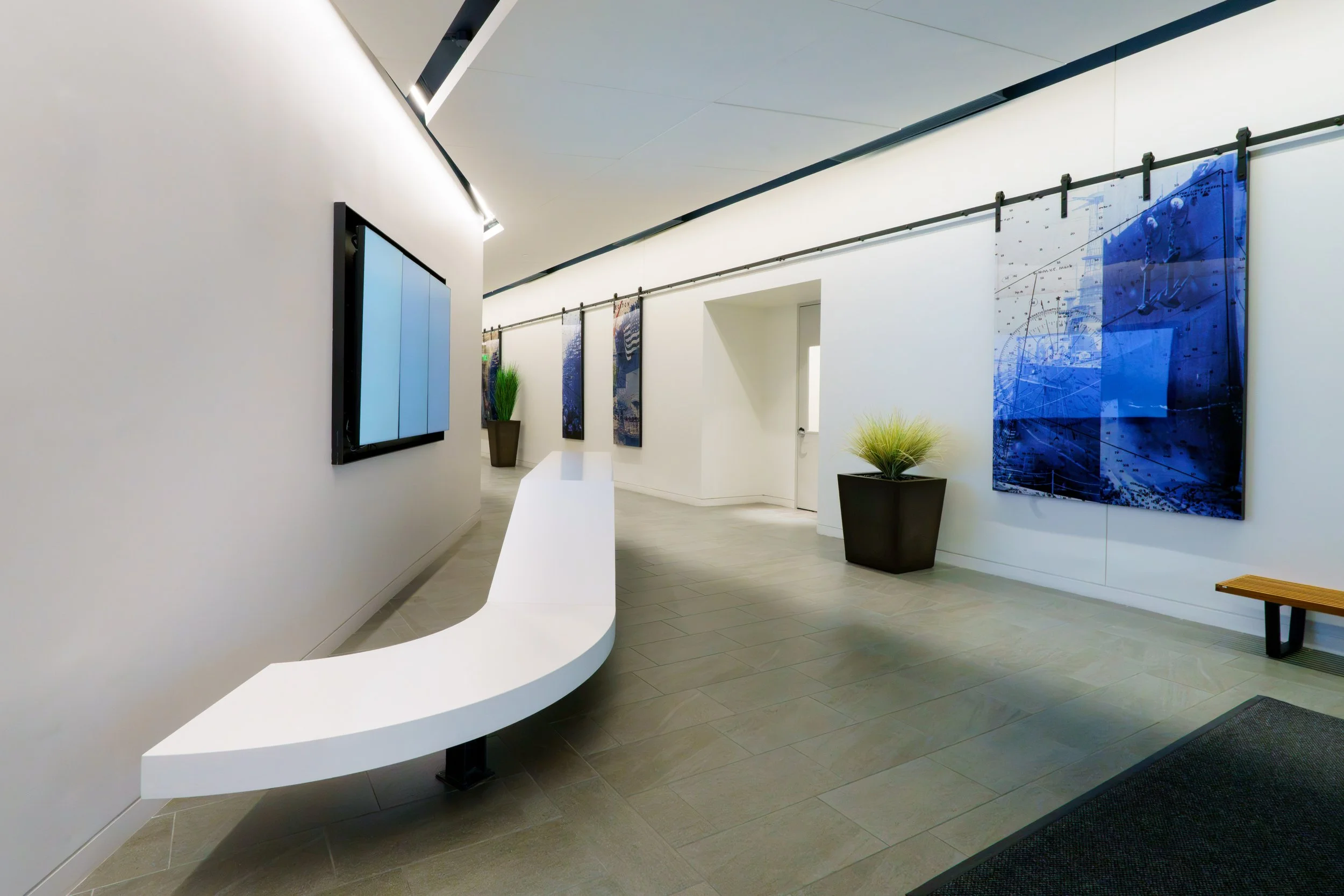 Interior of Innovation Square (iSQ) | Boston, MA