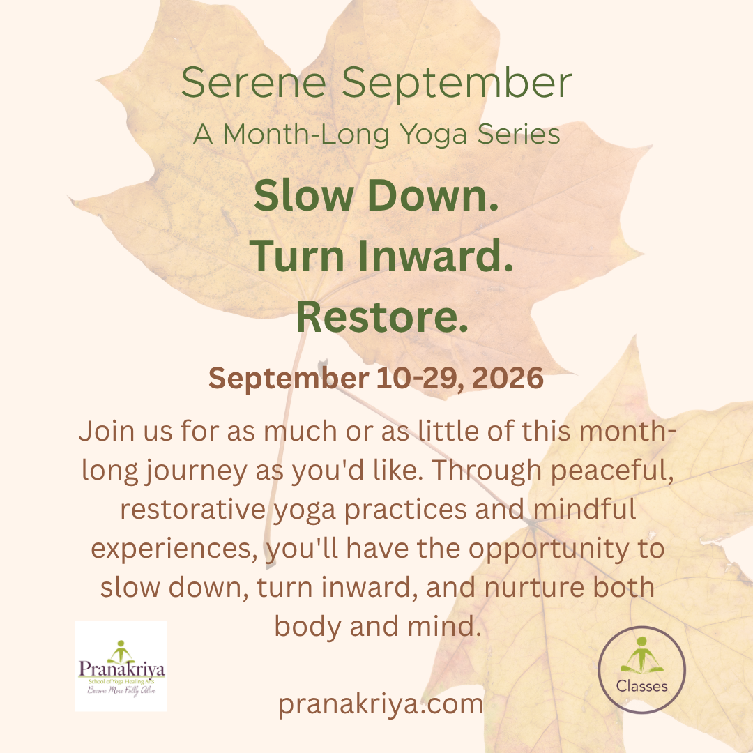 ALL LIVE Serene September 2026 Experiences!