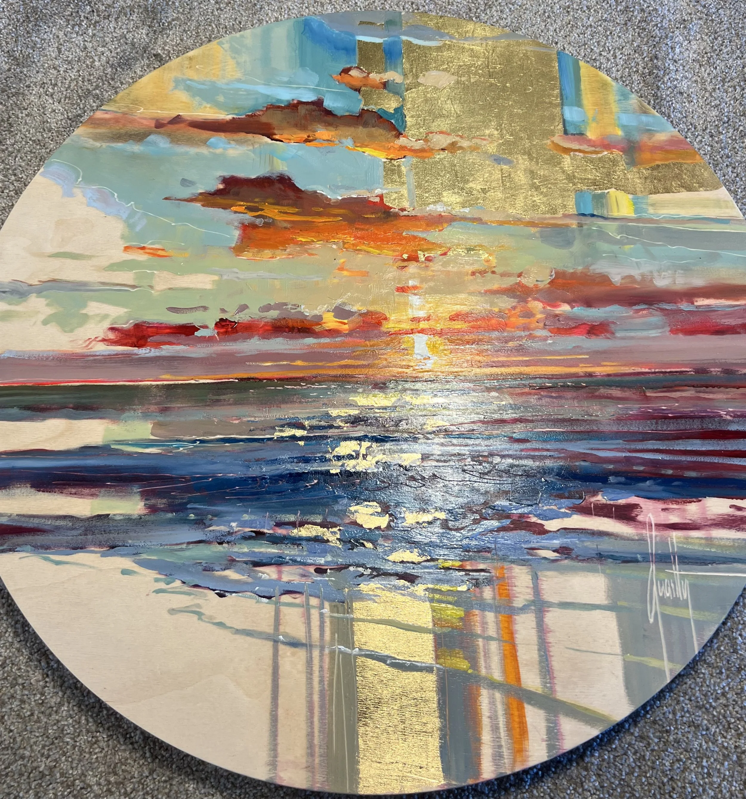 Golden Hour Peace- SOLD