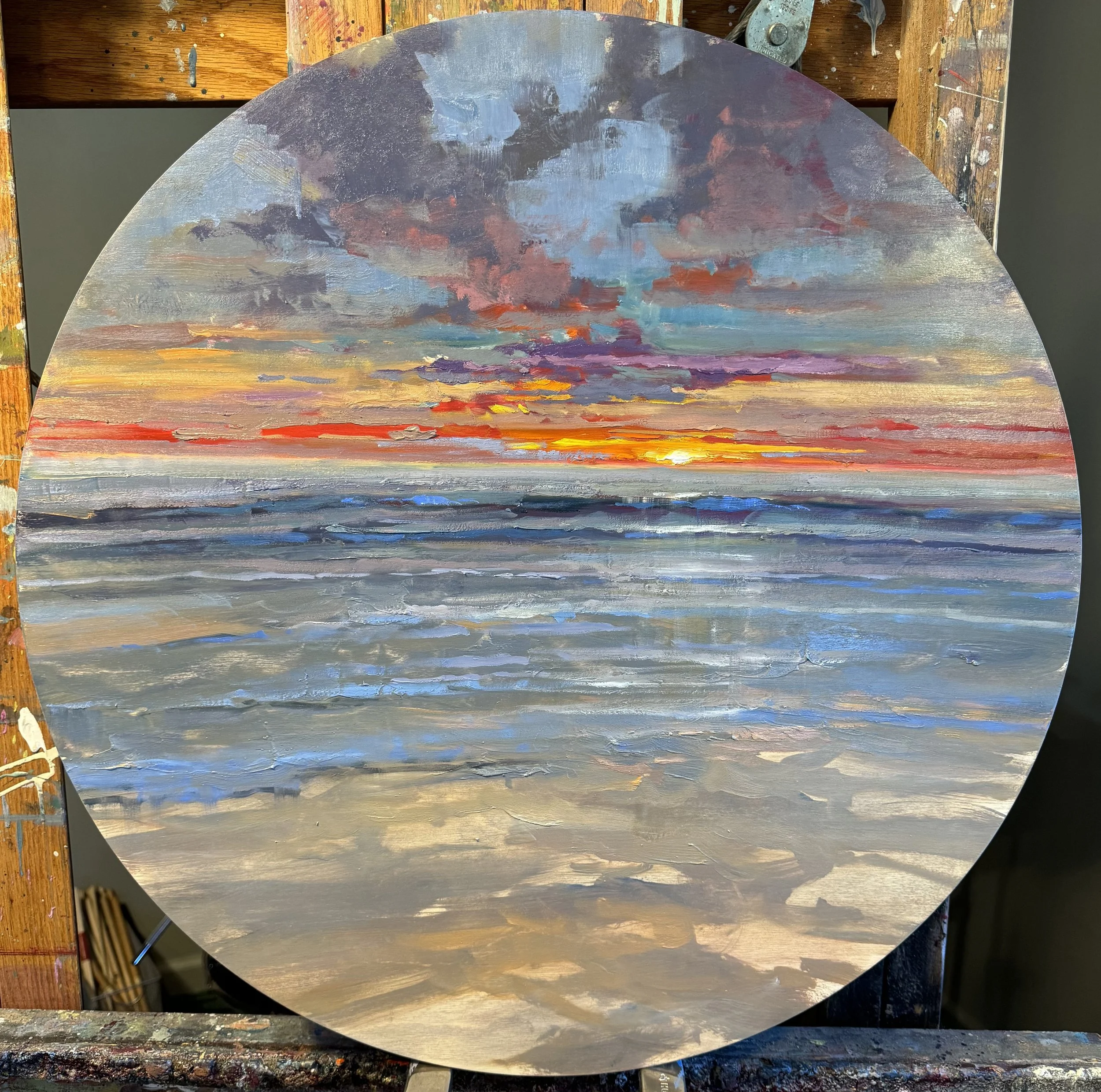 Meeting at the Sandbar- SOLD