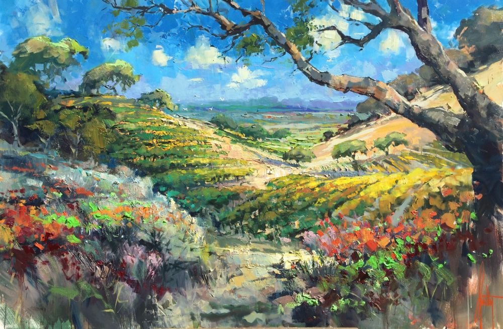 Vineyard Shadows- SOLD