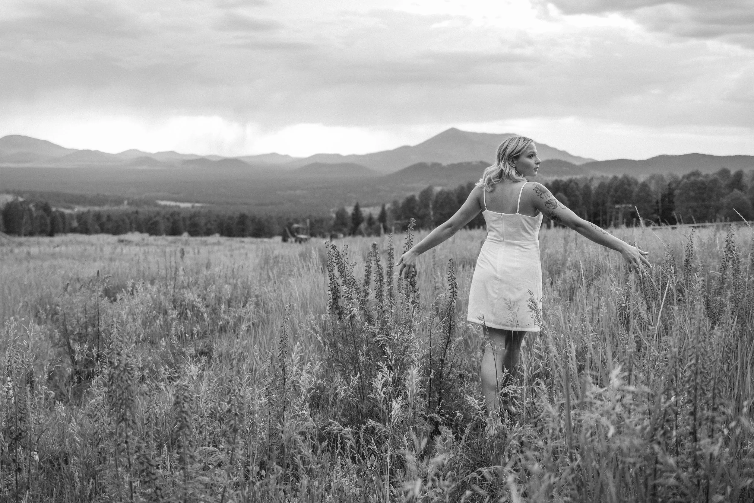 Northern Arizona University Senior Portraits-Arizona Snowbowl
