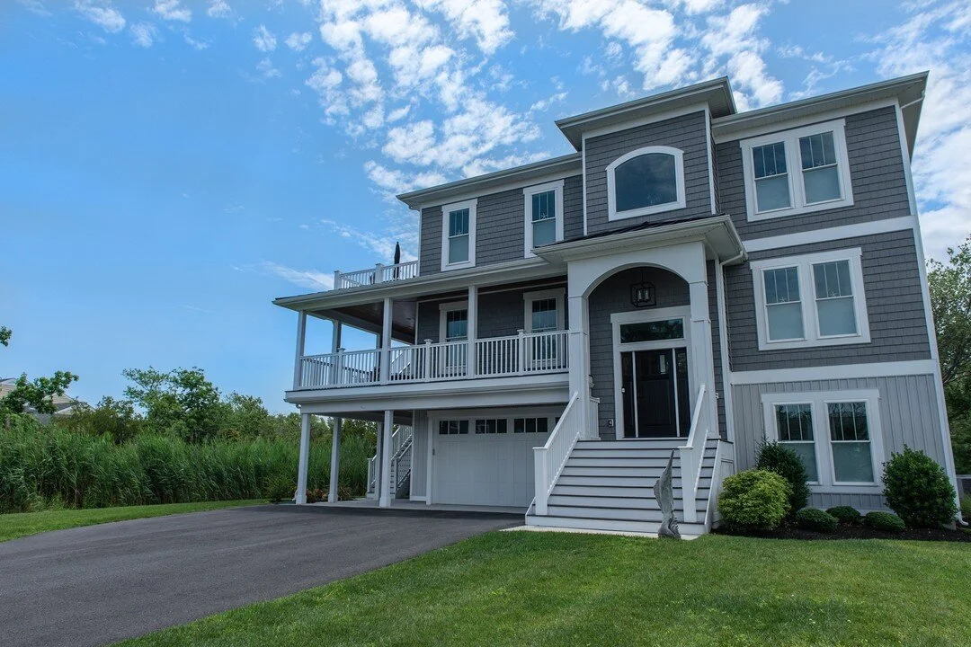 Exterior goals ✨ It's hard to pick a favorite angle from this custom home build in Coastal Delaware 🌊 Let's get started on yours! (Link in profile)