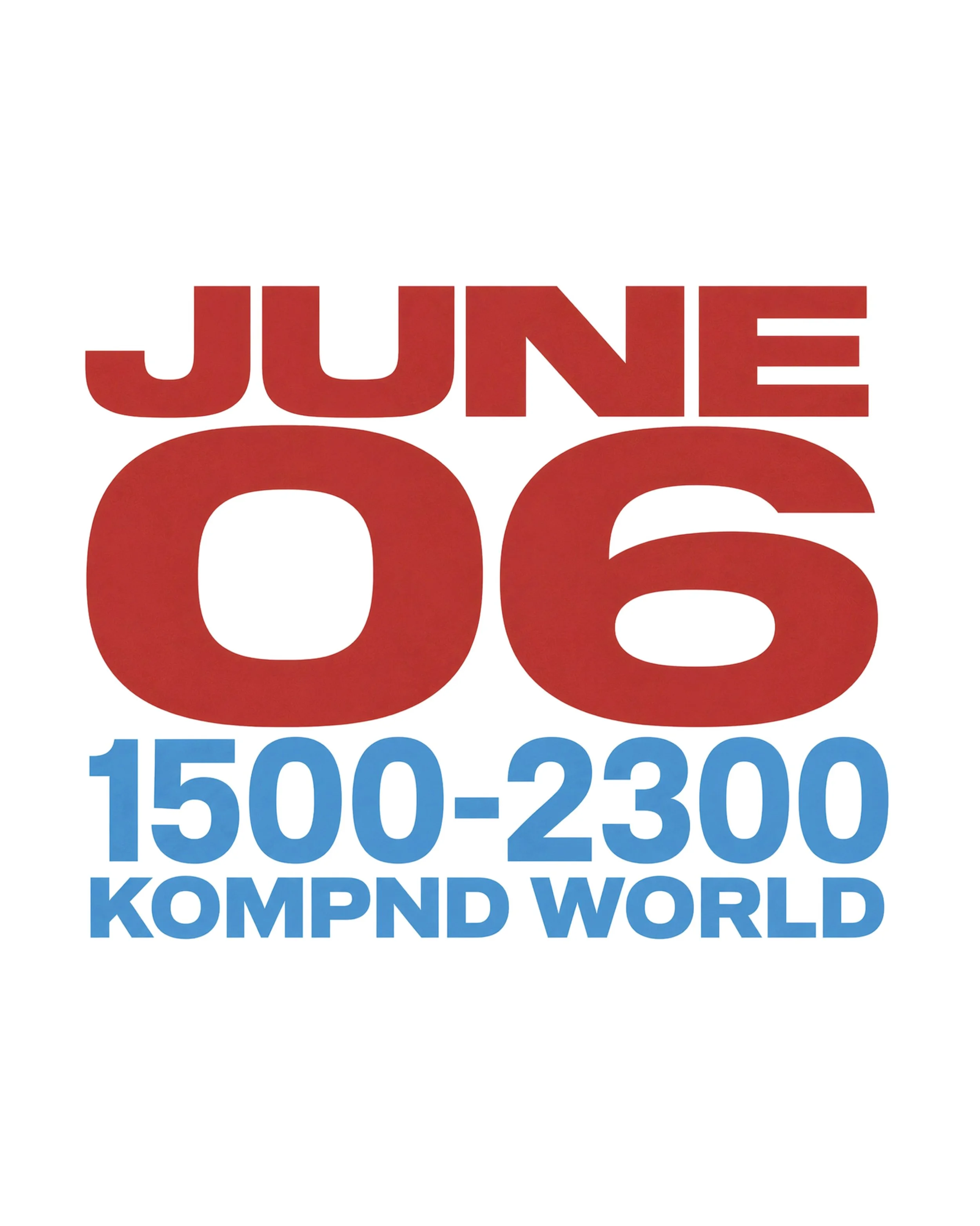 Listen up, it&rsquo;s about to be 💨🌸

Take in some info quickly regarding KOMPND World 🌎 

📍 6th June &bull; IDRA &bull; 15.00-23.00 

You know what it is&hellip;.. Final 🎟️ in bio!