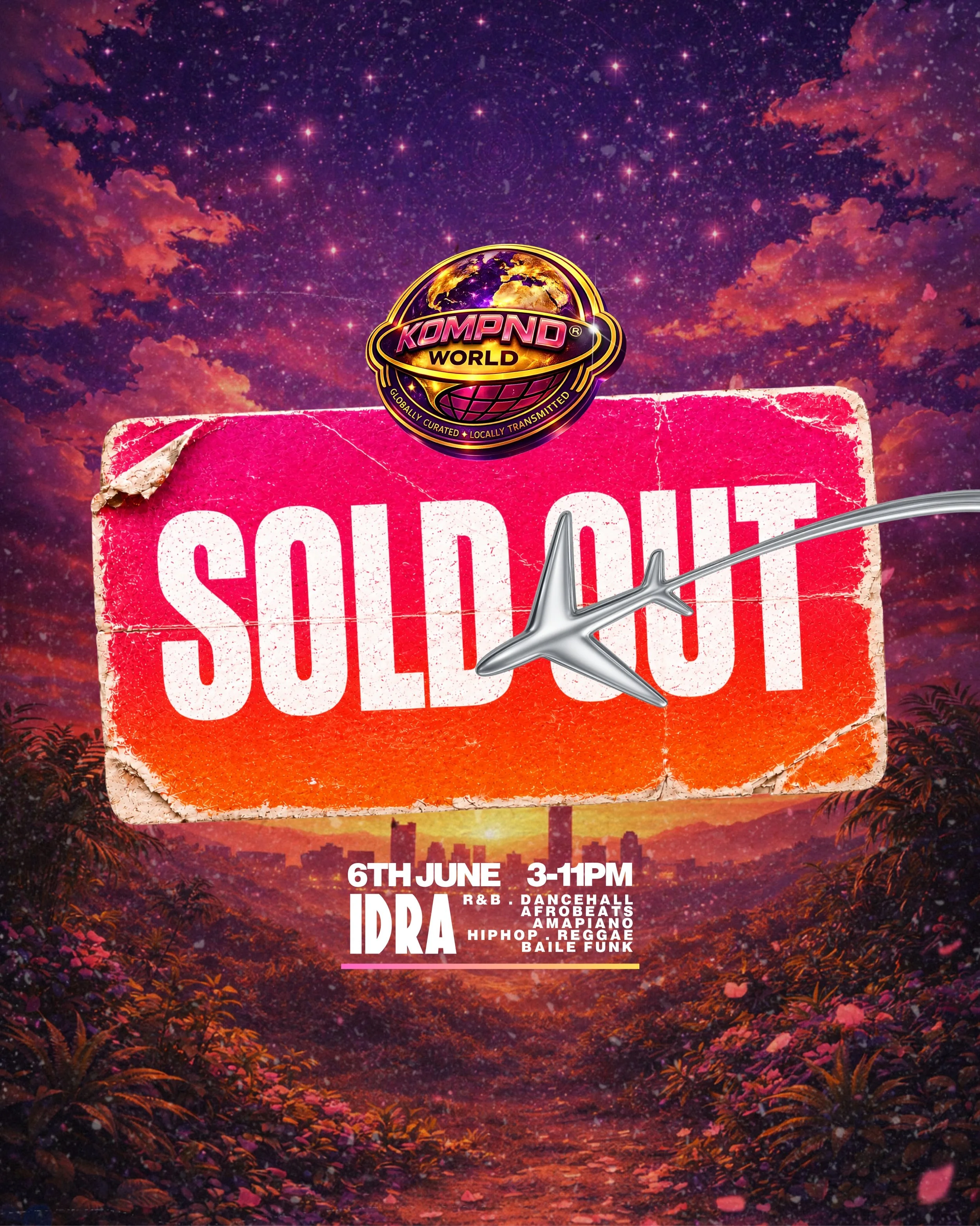 Summer starts this weekend&hellip; The Kompnd way! 🙏🏼🌸

The biggest thanks and praise to all 2100 people that secured 🎟️ Please make sure you pree the FAQ&rsquo;s on our page so you&rsquo;re fully prepared before attending.

Saturday we shall com