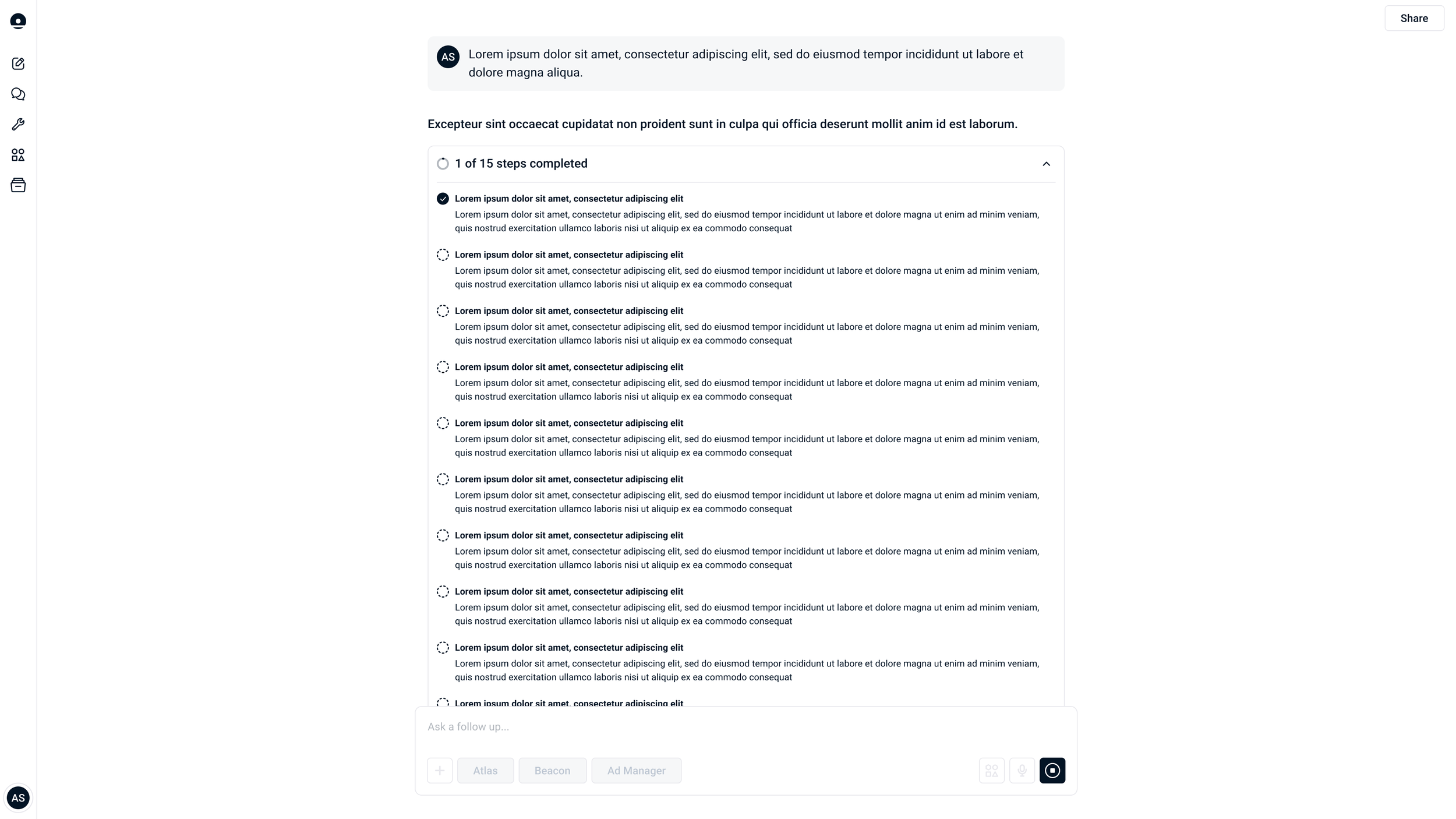 Chat - Response - Generating [Checklist Expanded].png